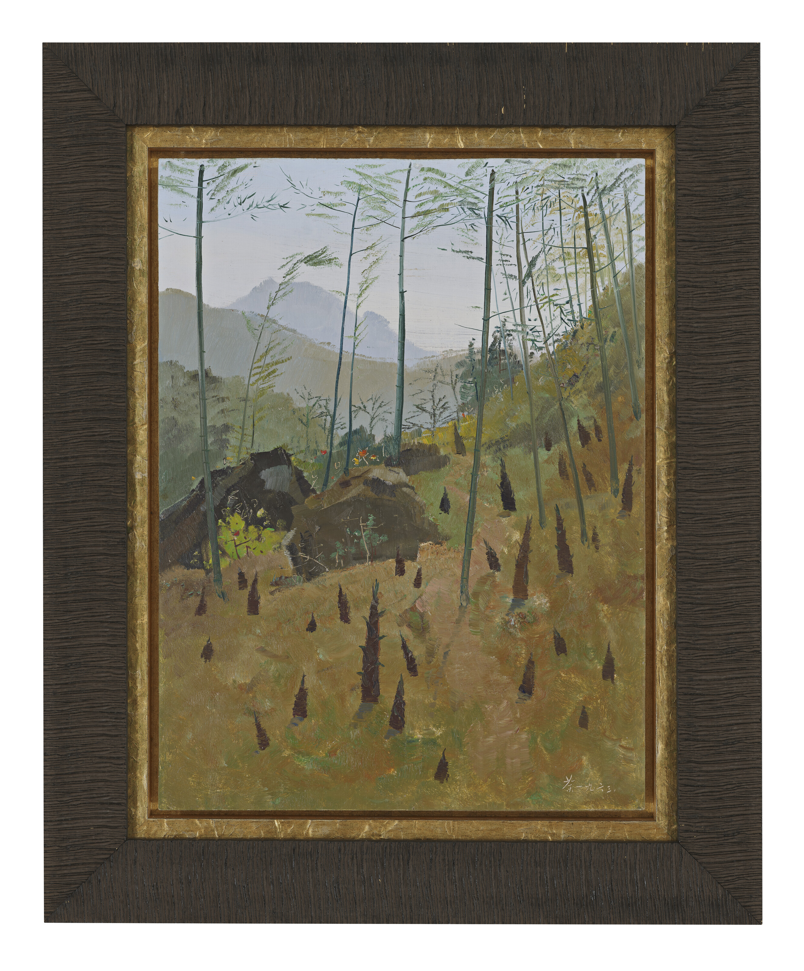 Wu Guanzhong — Бамбуковая роща, изображение 2