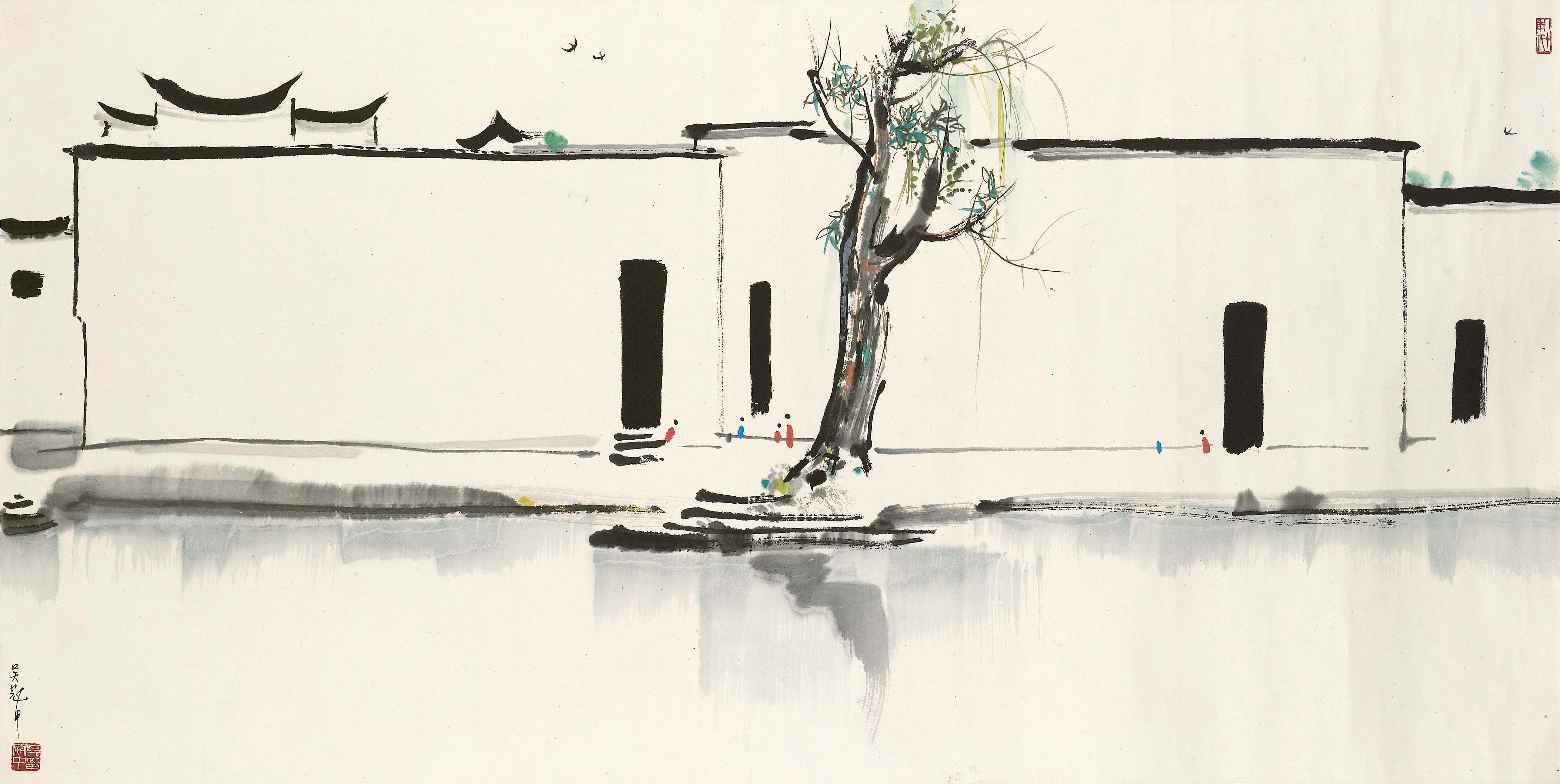 Wu Guanzhong — Весенний зов