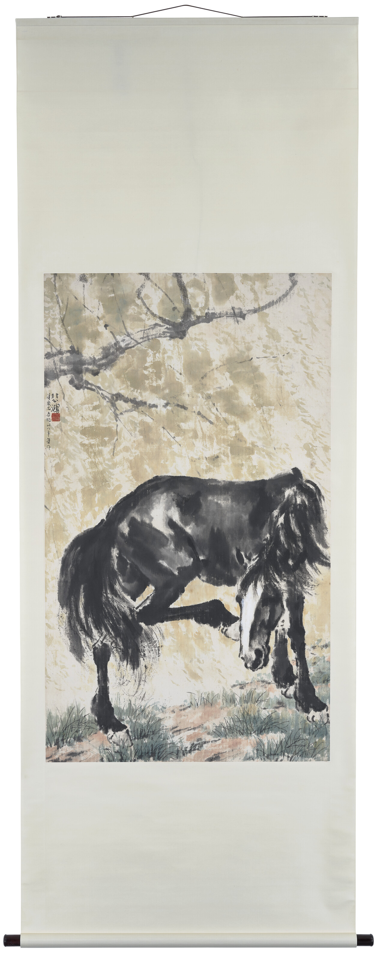 Xu Beihong — Лошадиное почесывание, изображение 2