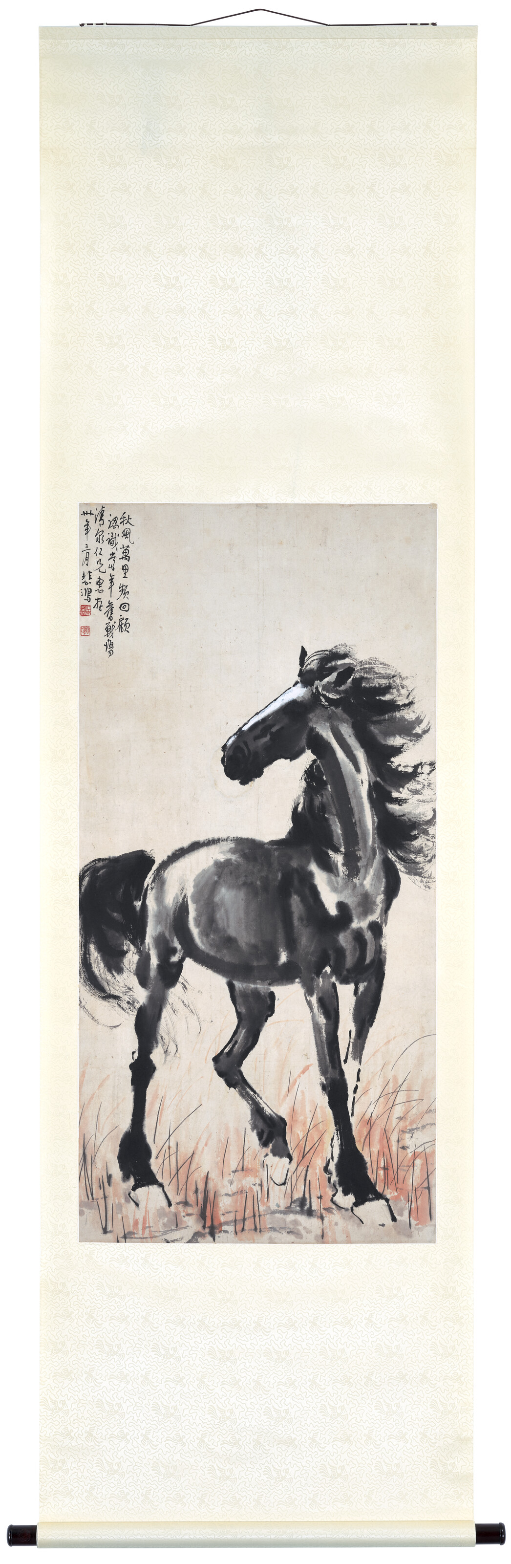 Xu Beihong — Стоящая лошадь, изображение 2