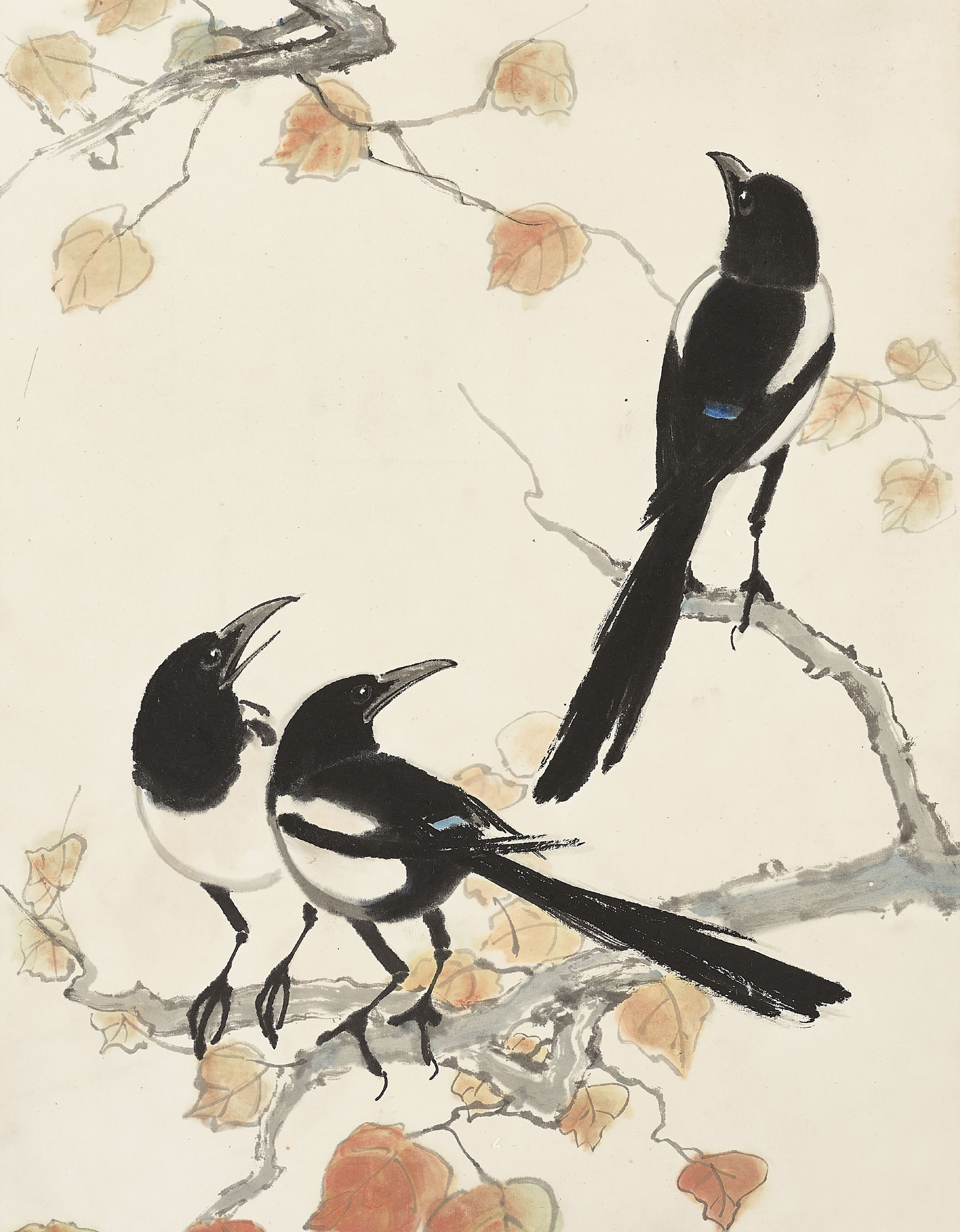 Xu Beihong — Четыре счастья, изображение 2