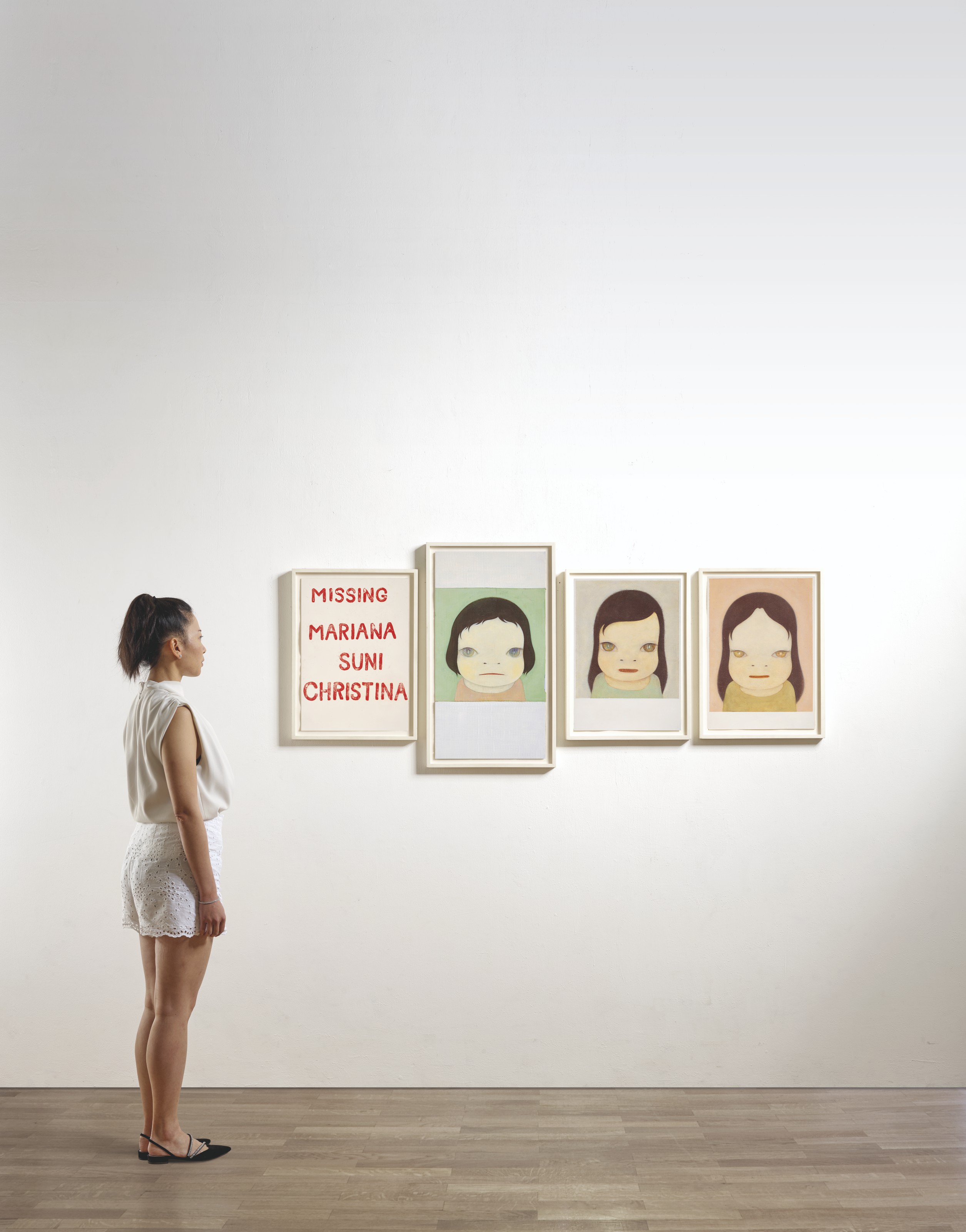 Yoshitomo Nara — Пропали без вести Мариана, Суни, Кристина; Мариана; Суни; и Кристина, изображение 6