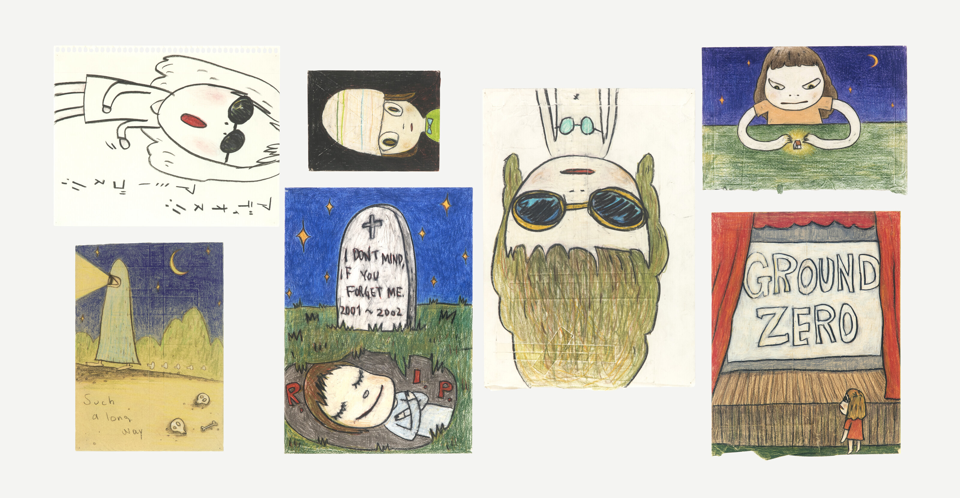 Yoshitomo Nara — Без названия (7 рисунков), изображение 2