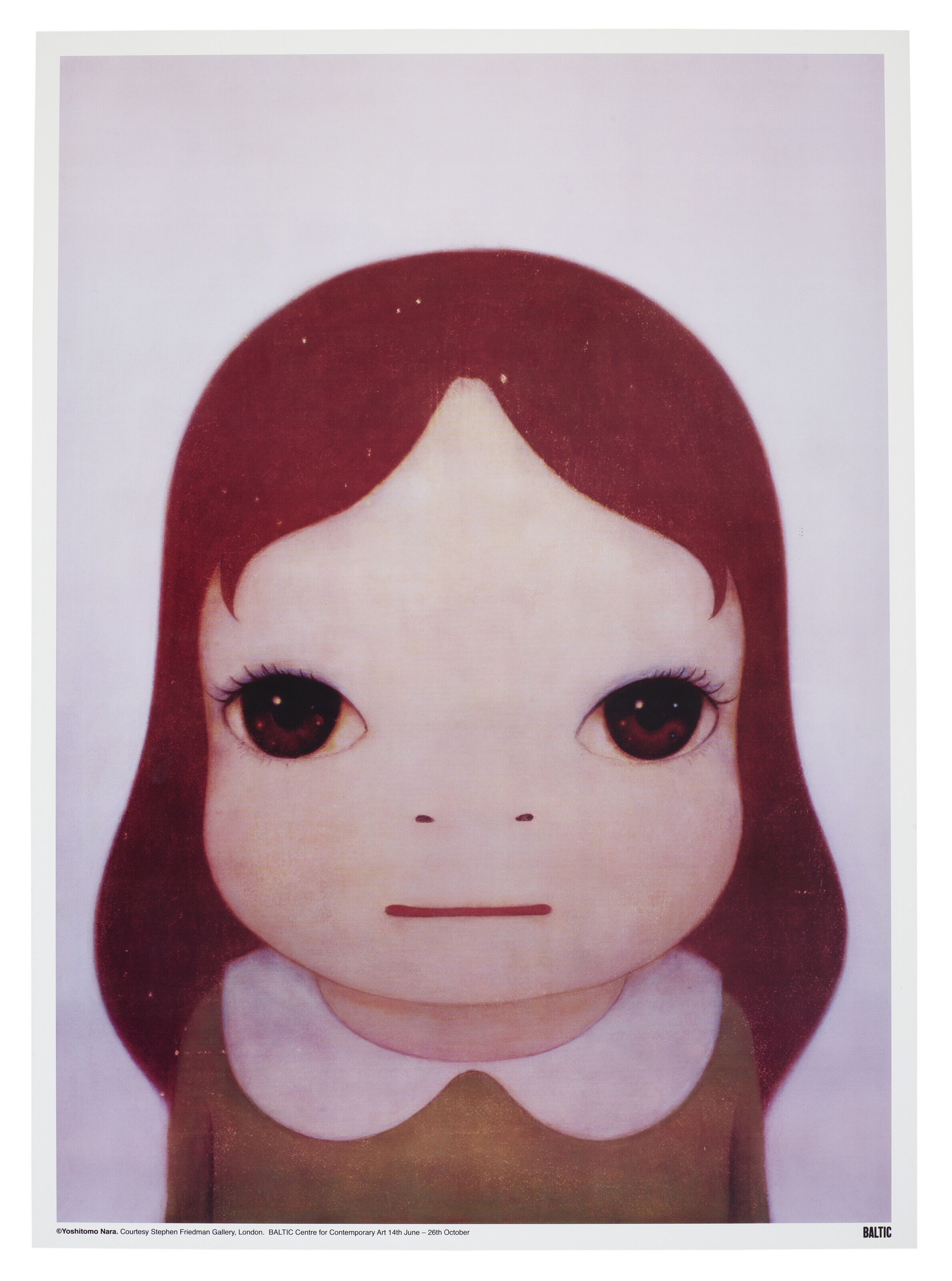 Yoshitomo Nara — Космические девушки: Глаза открыты / глаза закрыты (две работы), изображение 2