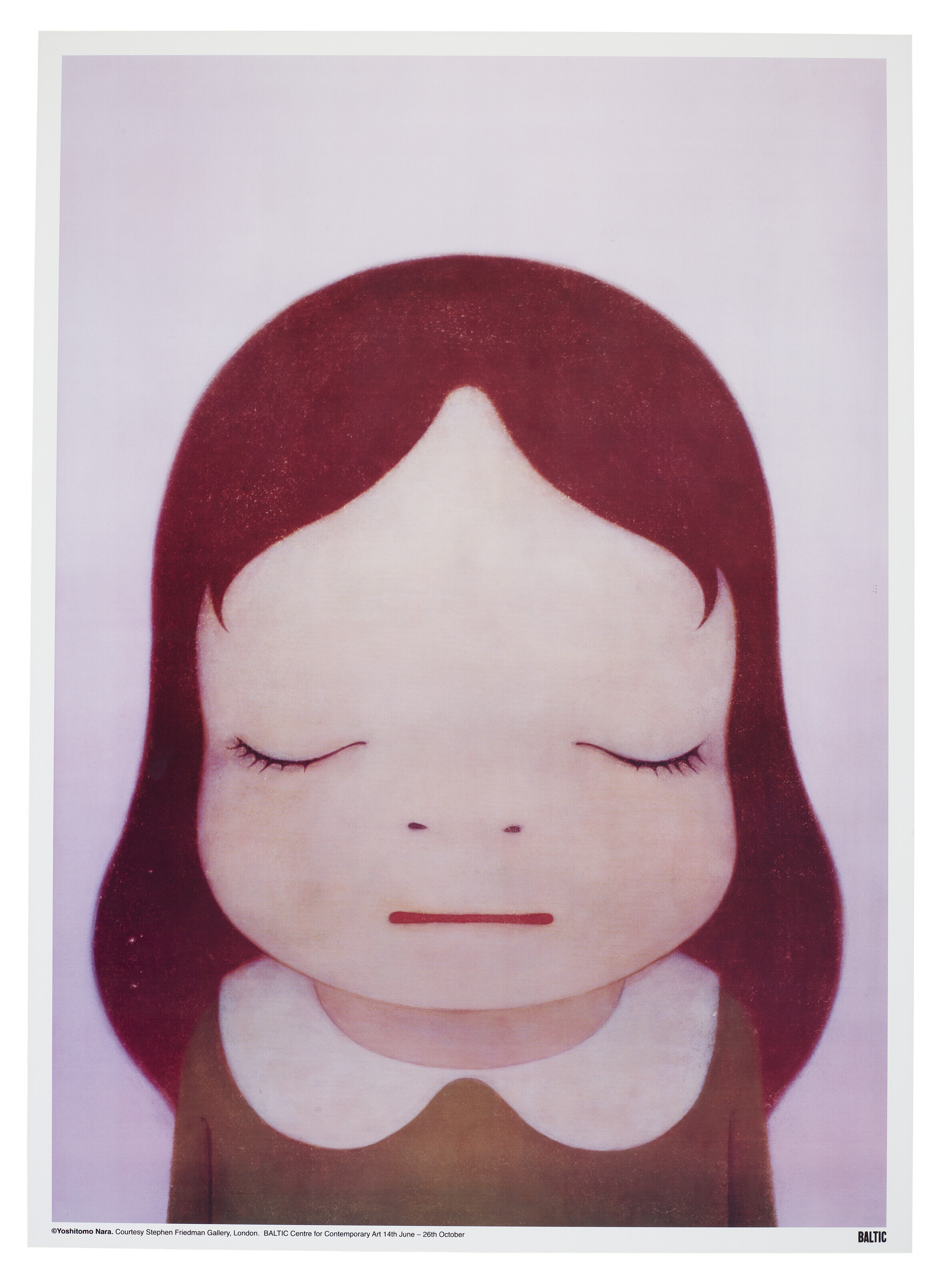 Yoshitomo Nara — Космические девушки: Глаза открыты / глаза закрыты (две работы), изображение 3