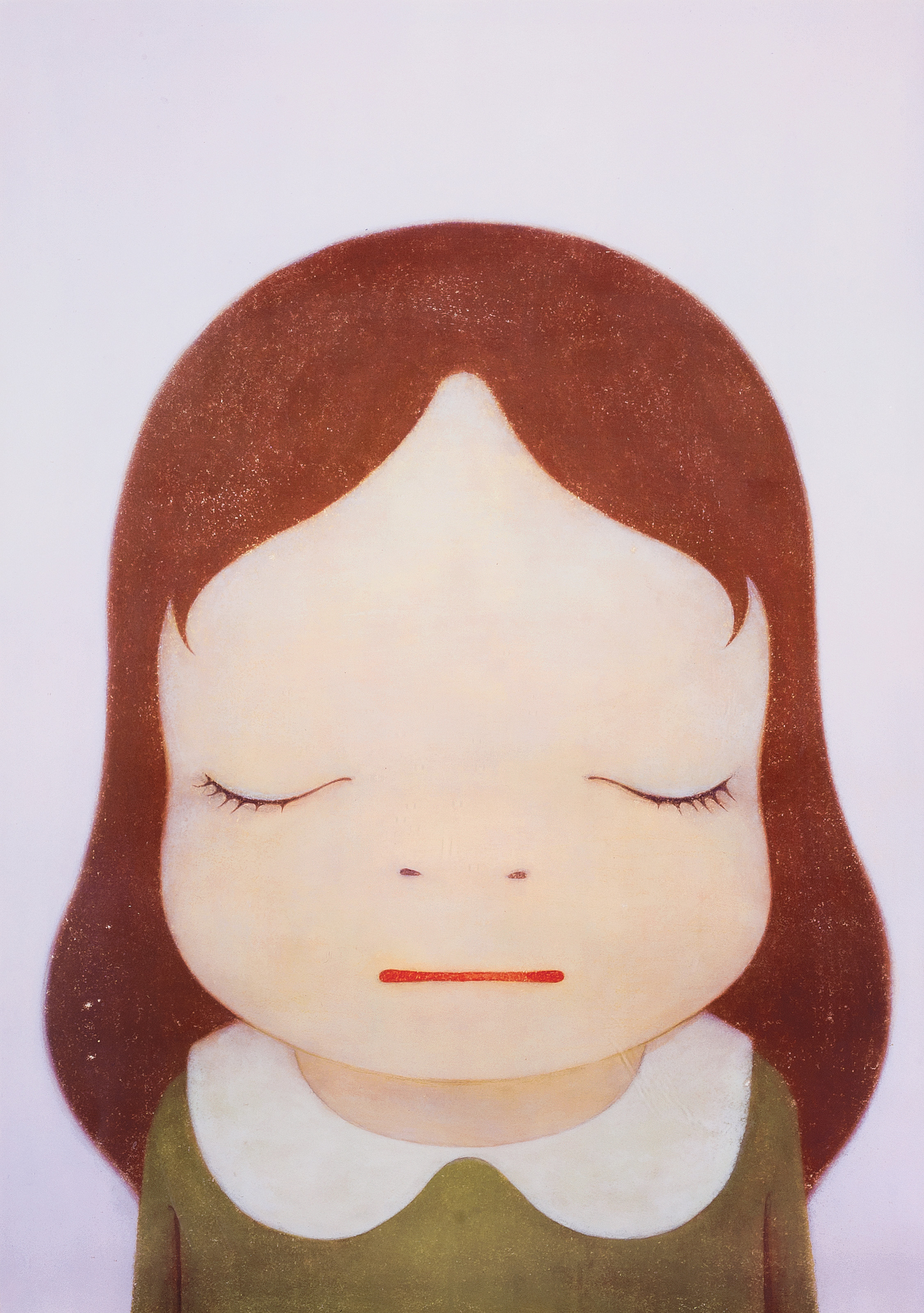 Yoshitomo Nara — Космическая девушка (Глаза открыты, глаза закрыты), изображение 2