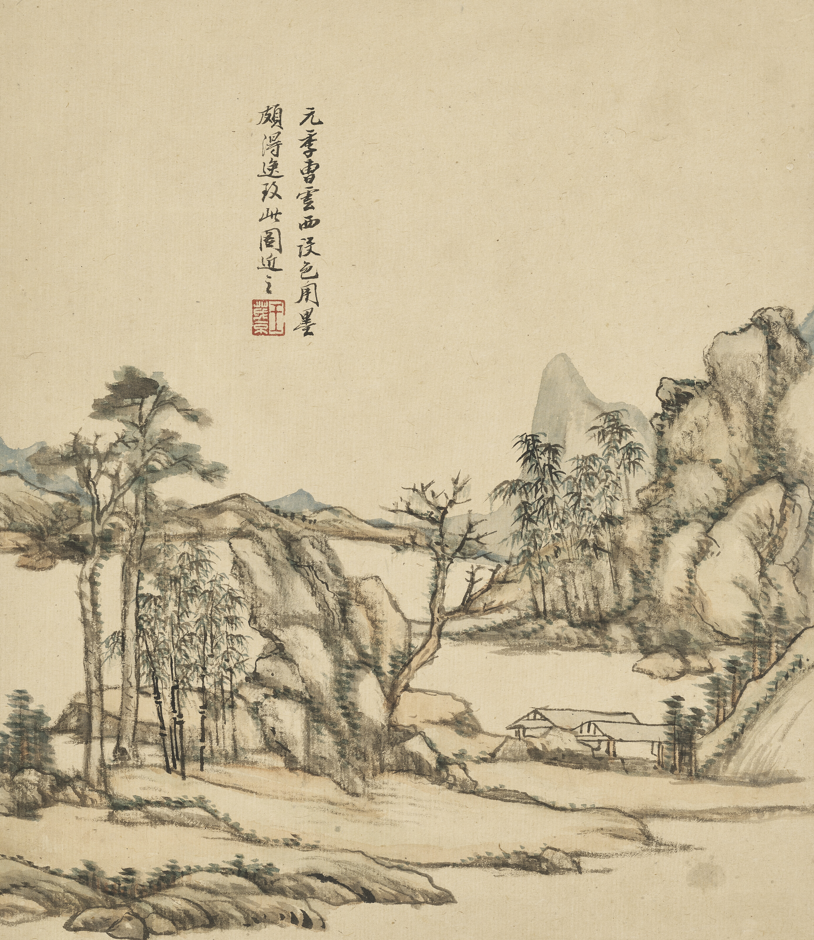 Yuan Yuan — Пейзаж в стиле мастеров Сун и Юань, изображение 3