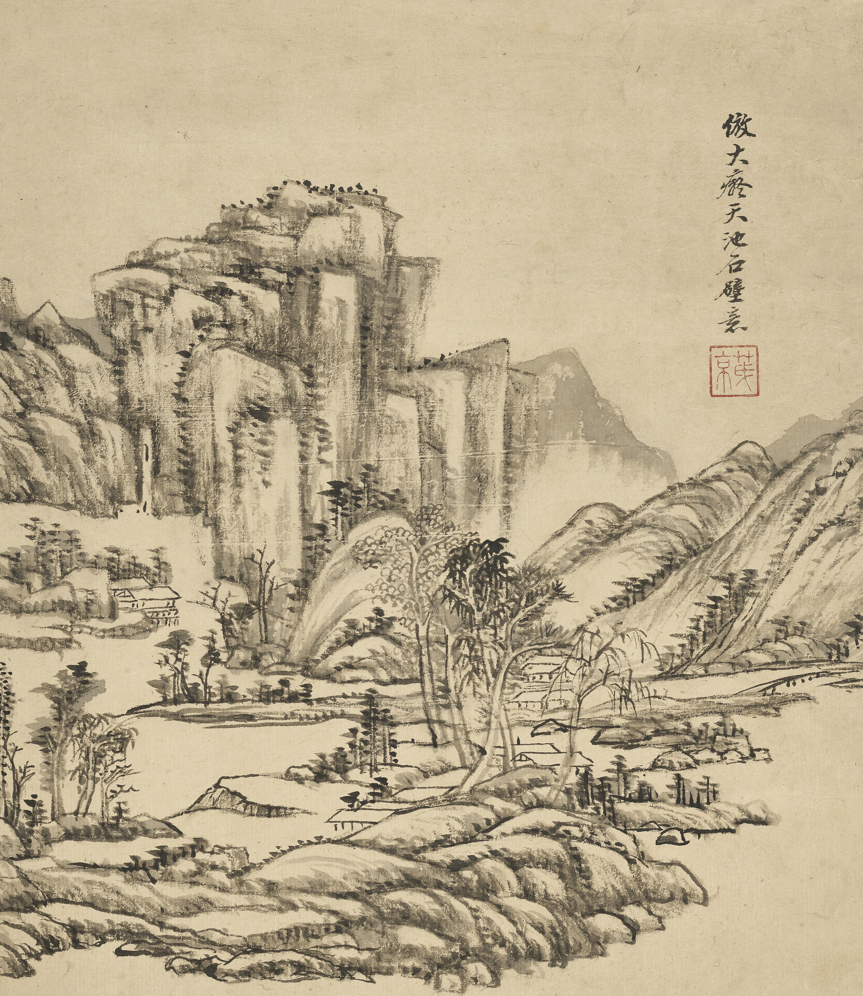 Yuan Yuan — Пейзаж в стиле мастеров Сун и Юань, изображение 4