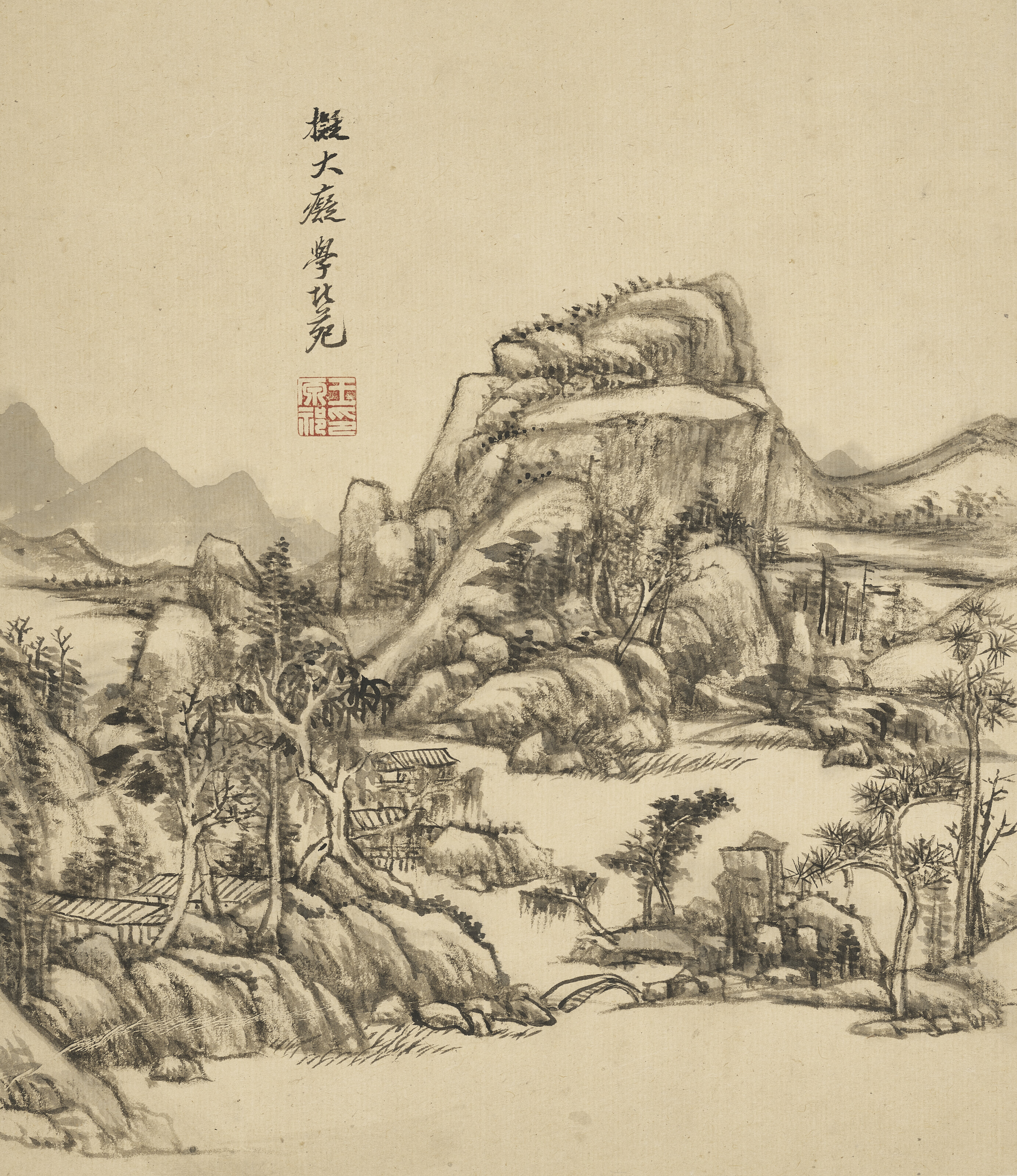 Yuan Yuan — Пейзаж в стиле мастеров Сун и Юань, изображение 7