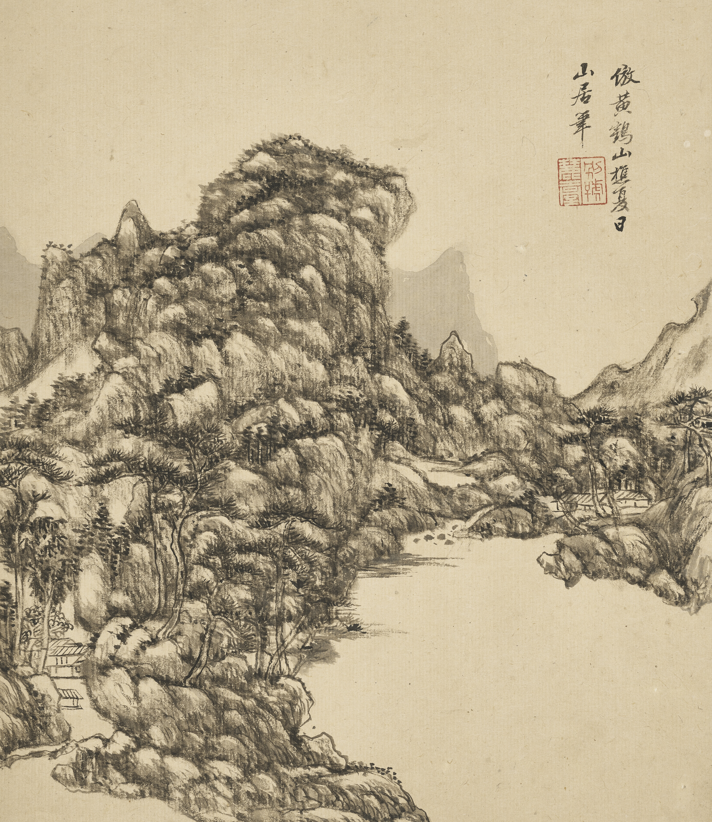 Yuan Yuan — Пейзаж в стиле мастеров Сун и Юань, изображение 8