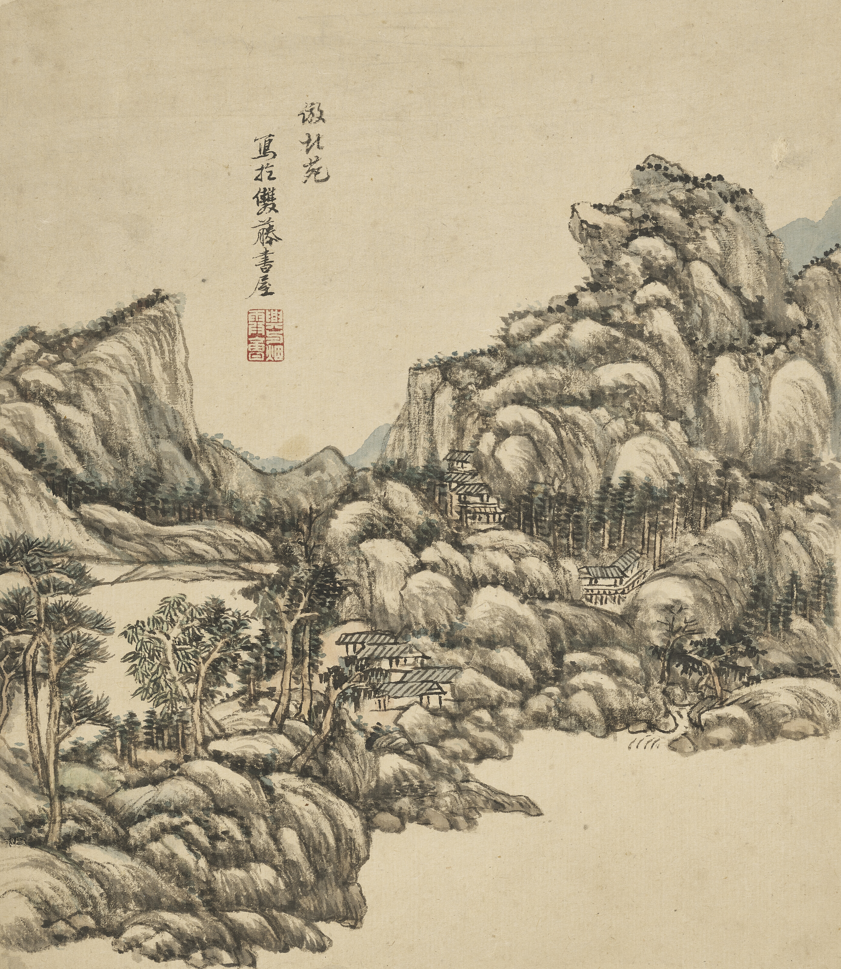 Yuan Yuan — Пейзаж в стиле мастеров Сун и Юань, изображение 9