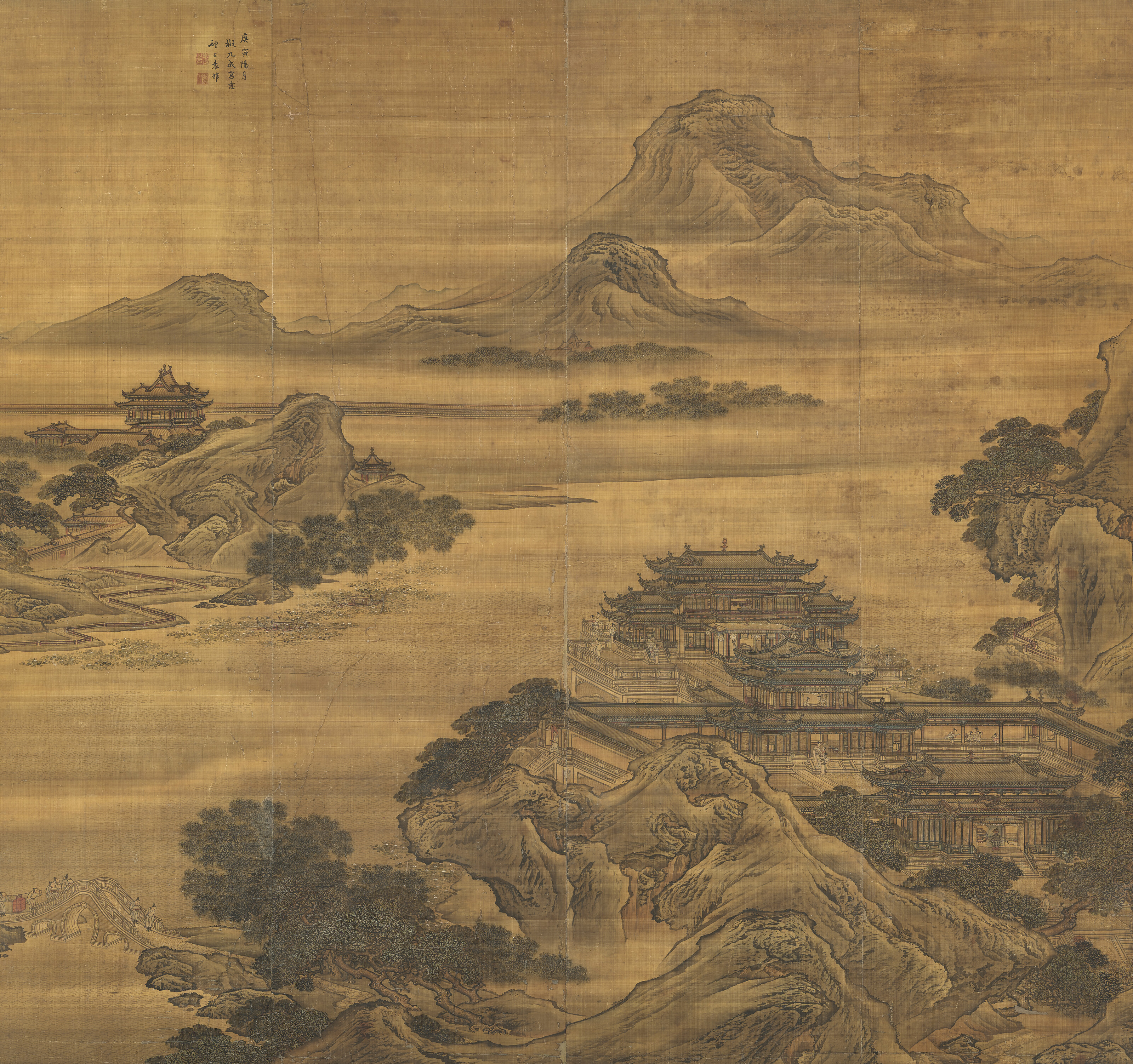 Yuan Yuan — Вид на дворец Цзючэн