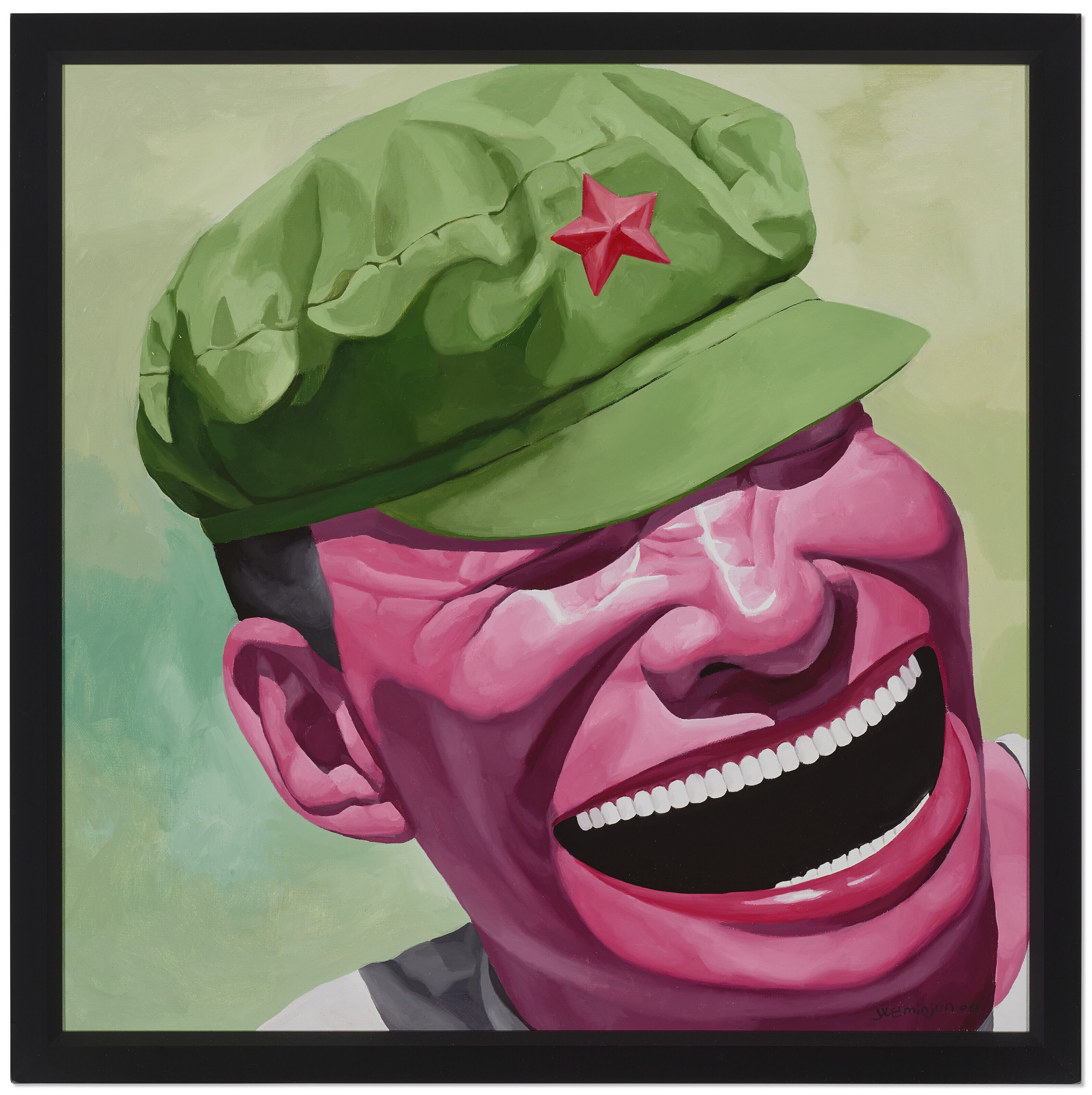 Yue Minjun — Серия шляп № 1, изображение 2