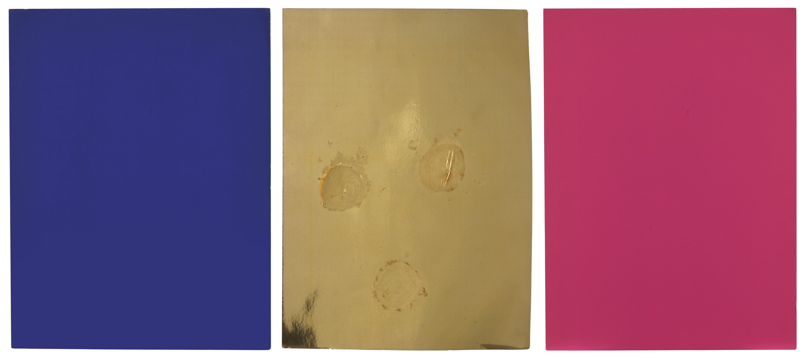 Yves Klein — Монохром и фея (триптих)
