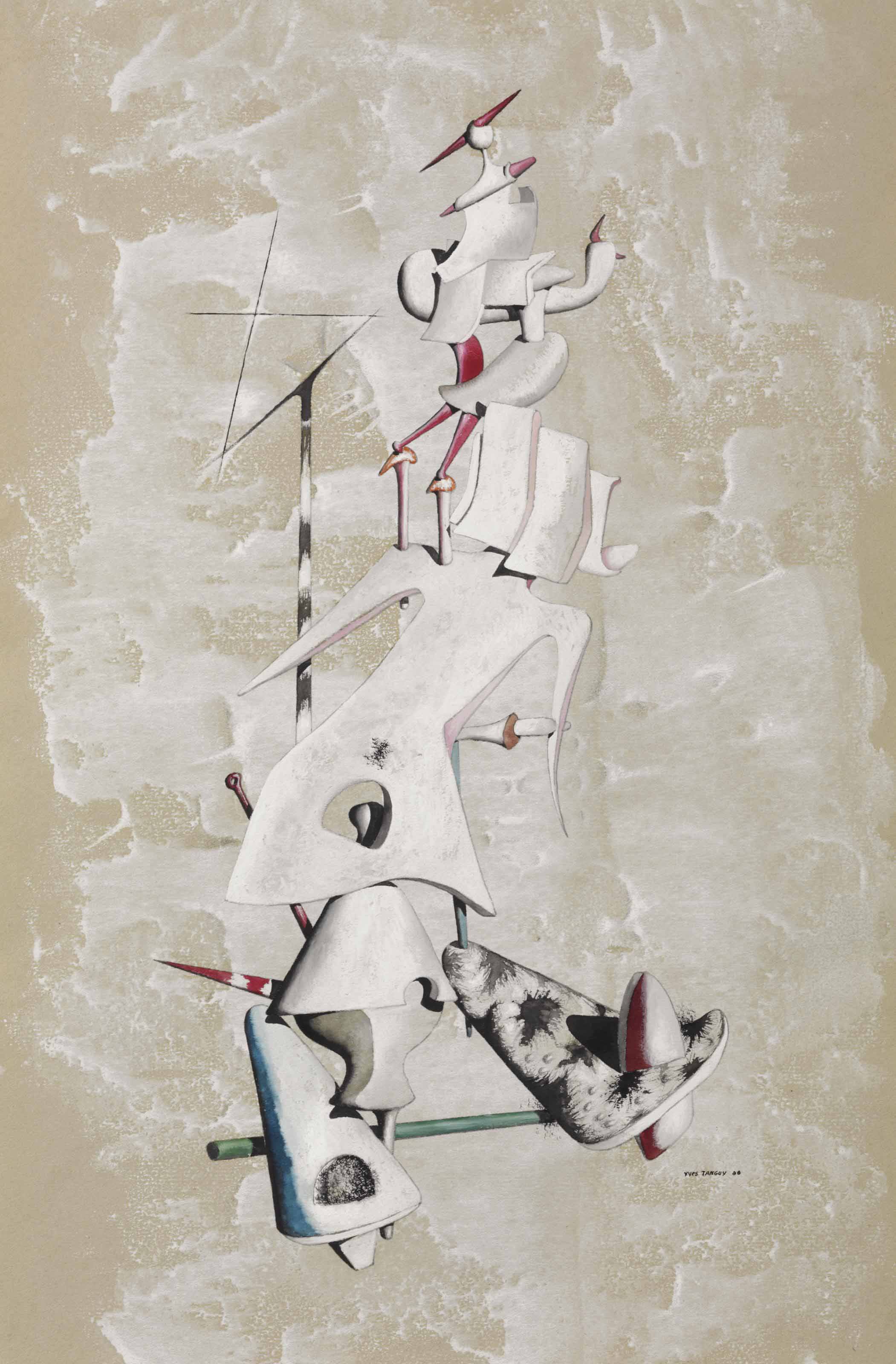 Yves Tanguy — Лес соболей (номерной комплекс)