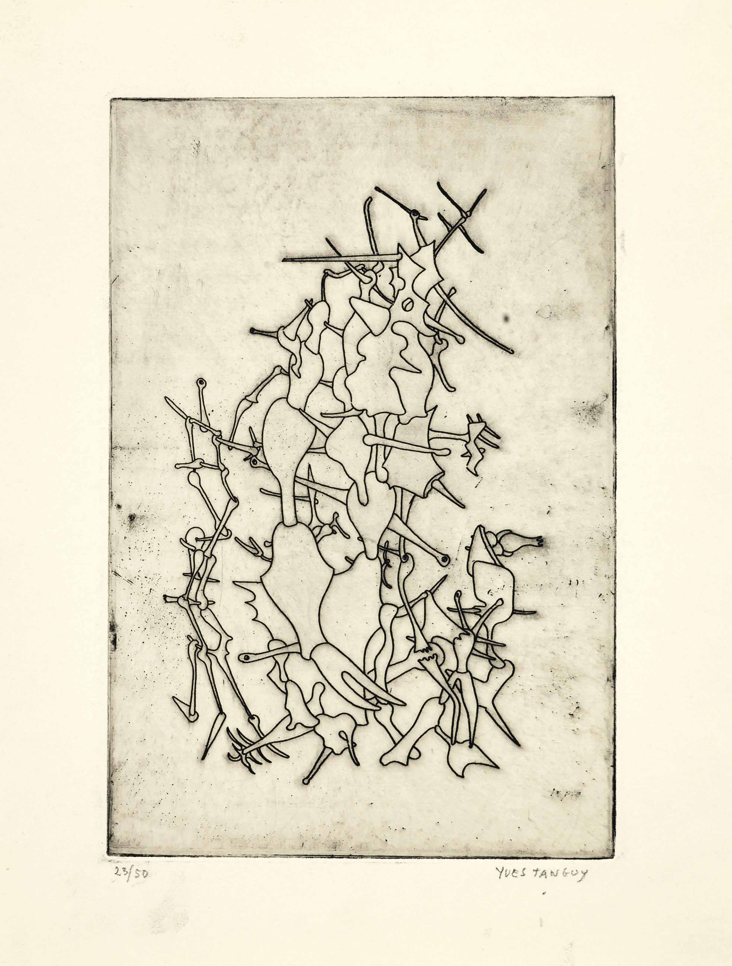 Yves Tanguy — Без названия, от Ива Танги