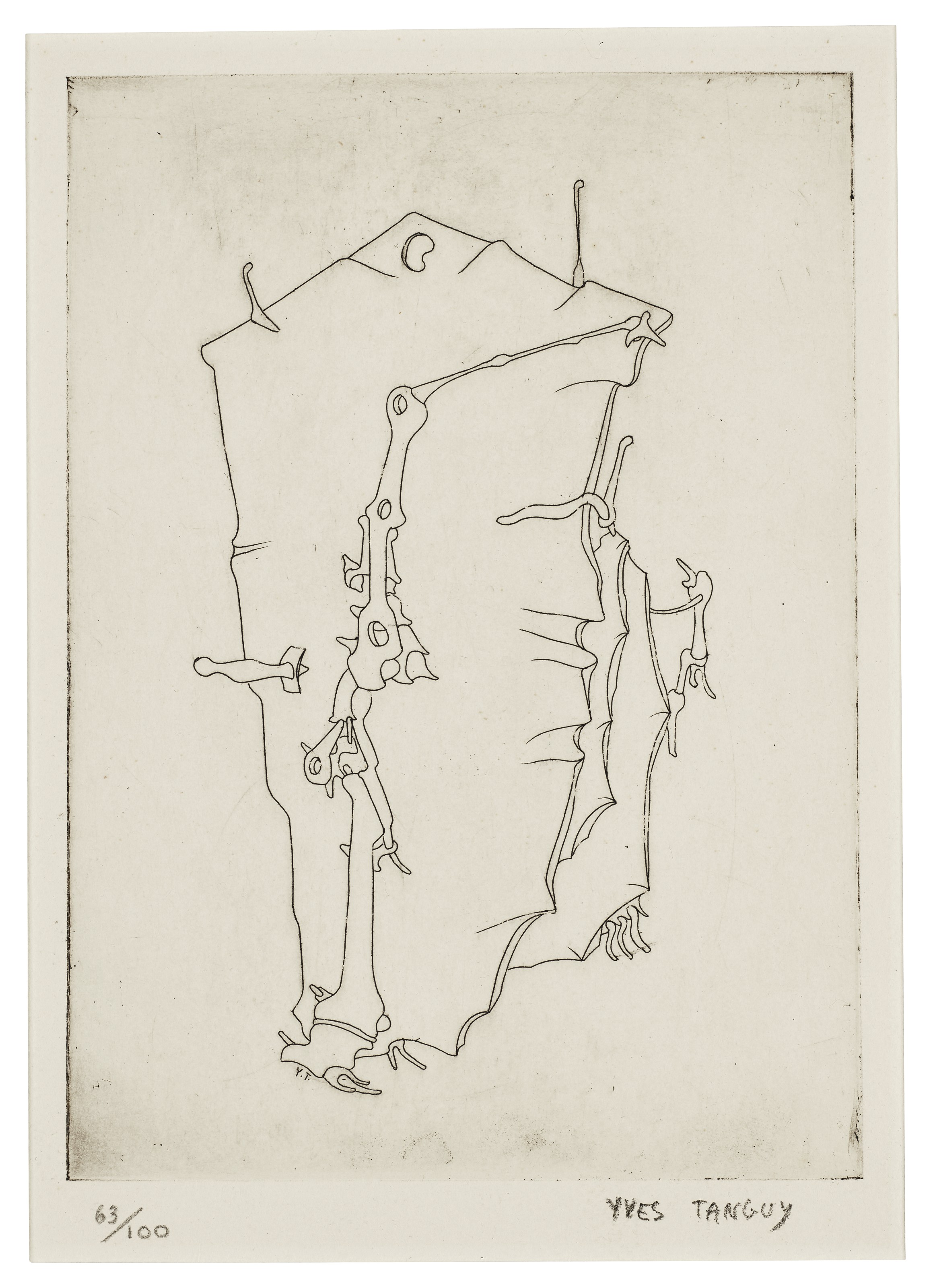 Yves Tanguy — Мит де ля Рош Персе : три тарелки, изображение 2