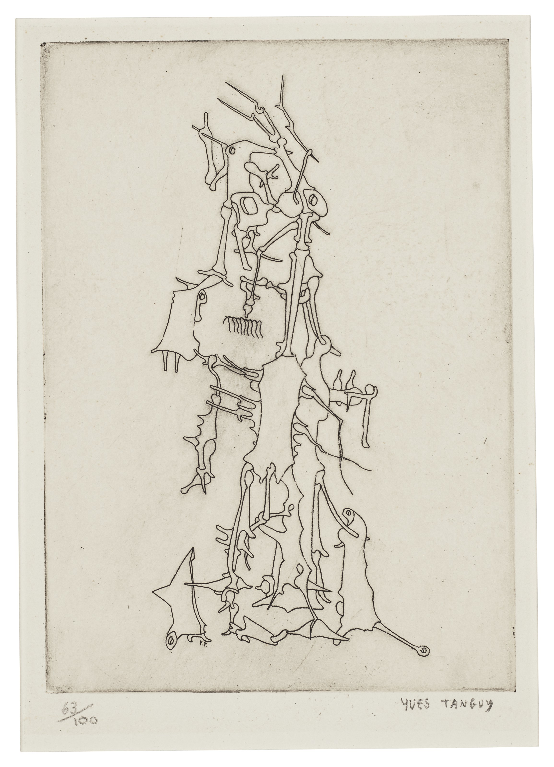 Yves Tanguy — Мит де ля Рош Персе : три тарелки, изображение 3