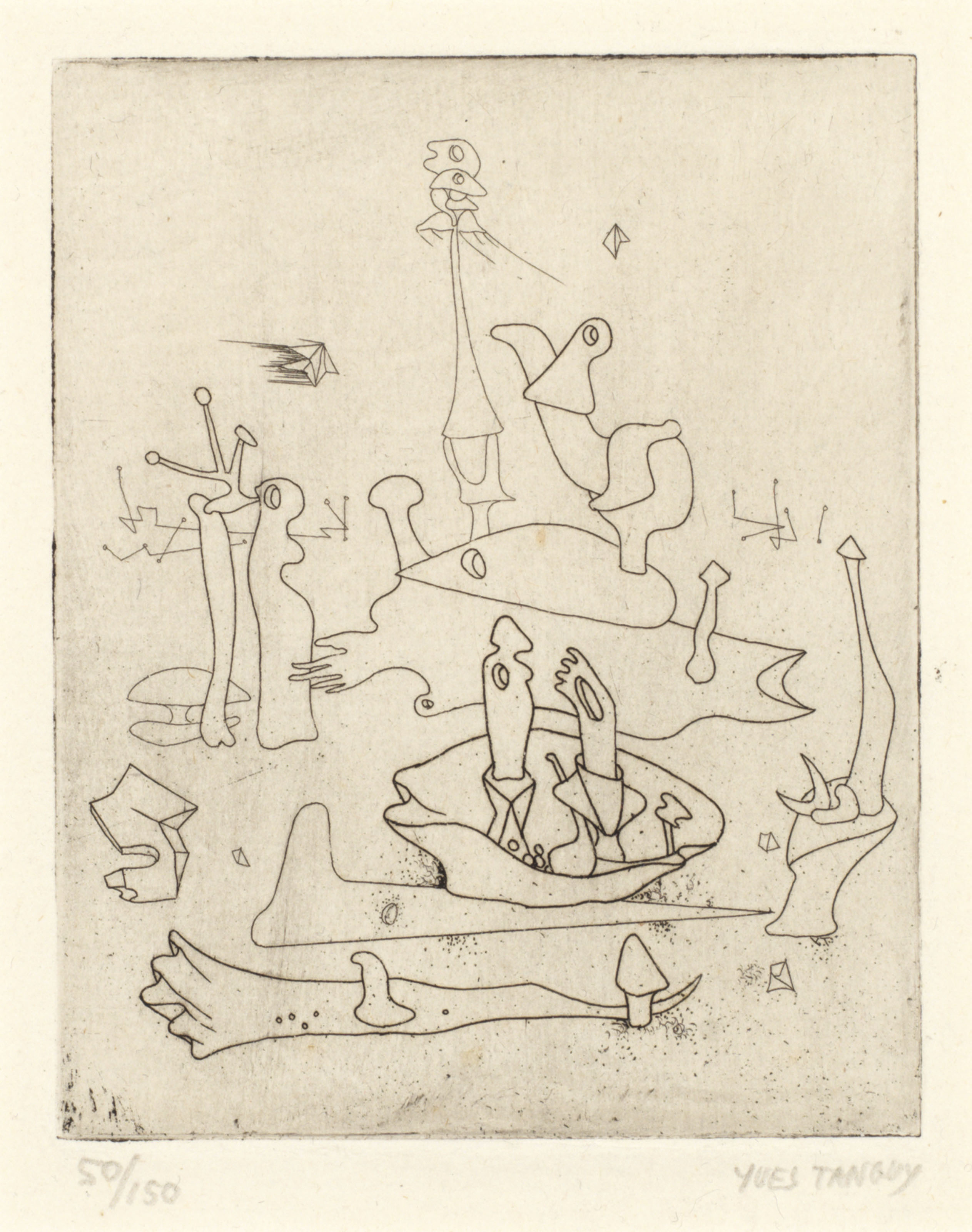 Yves Tanguy — Без названия, от "Солидарности"