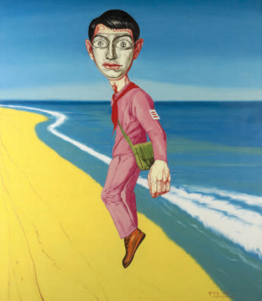 Zeng Fanzhi — Серия масок 1999 № 5