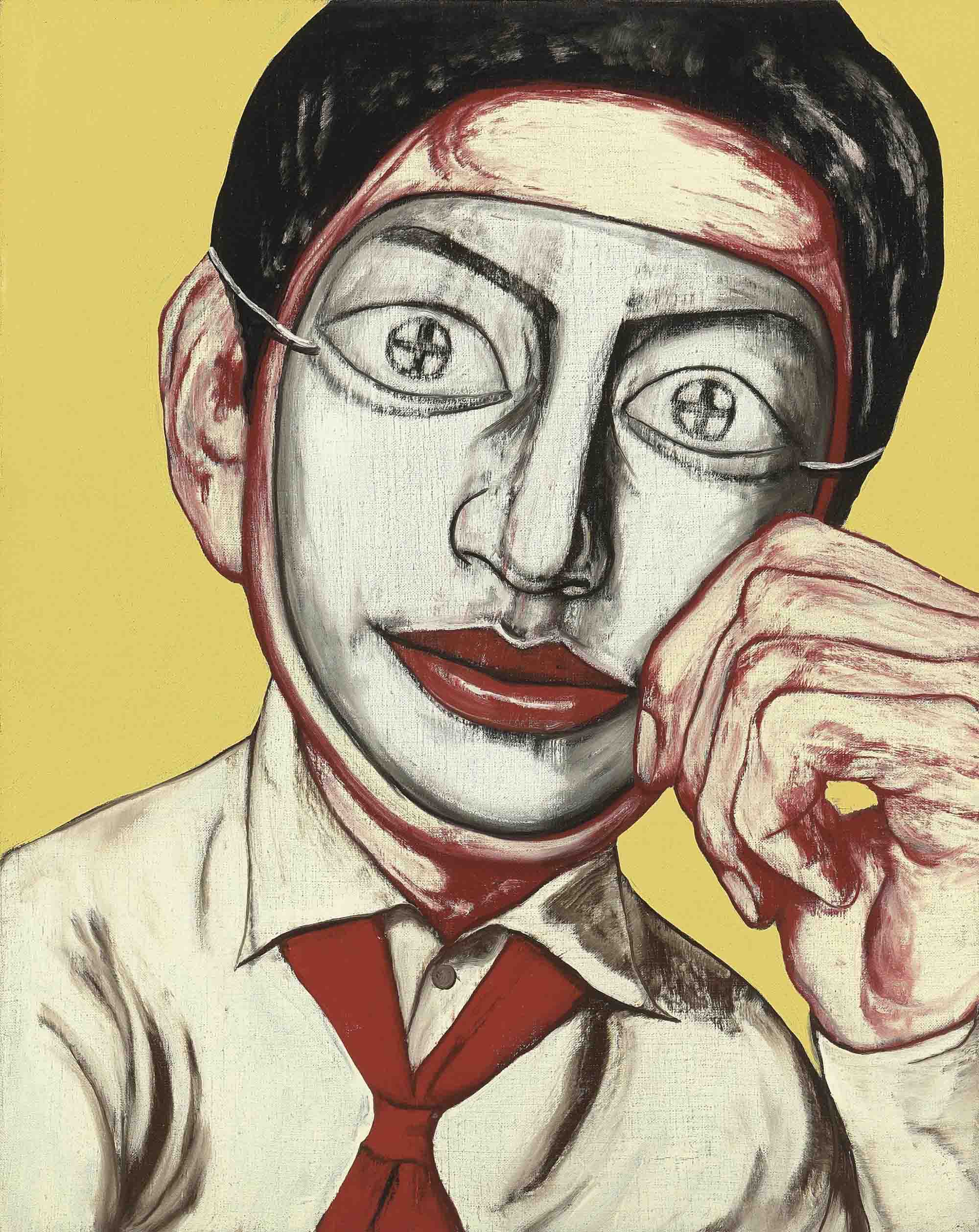 Zeng Fanzhi — Серия масок № 26