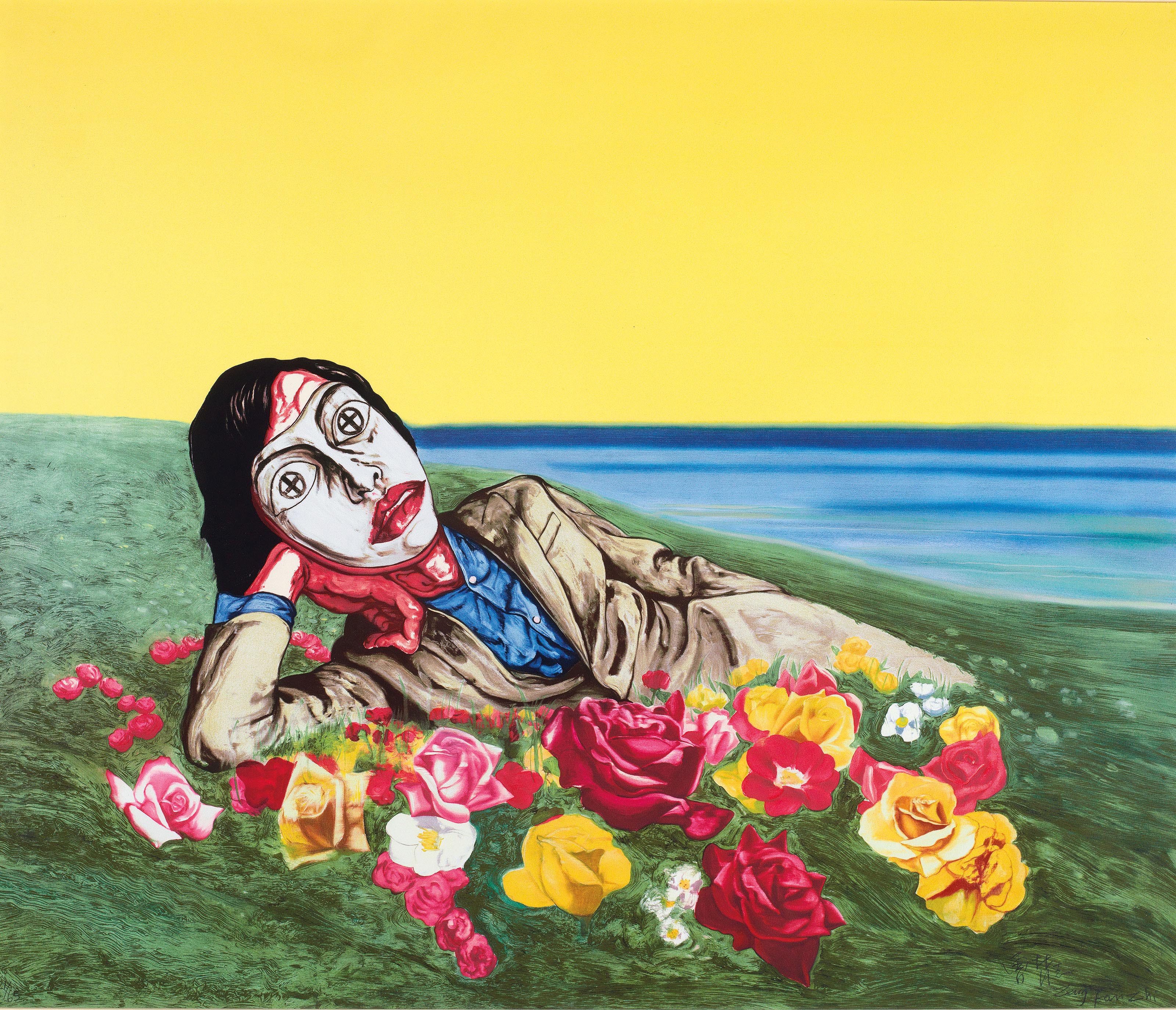 Zeng Fanzhi — БЕЗ НАЗВАНИЯ (ЛЕЖАЩАЯ ФИГУРА)