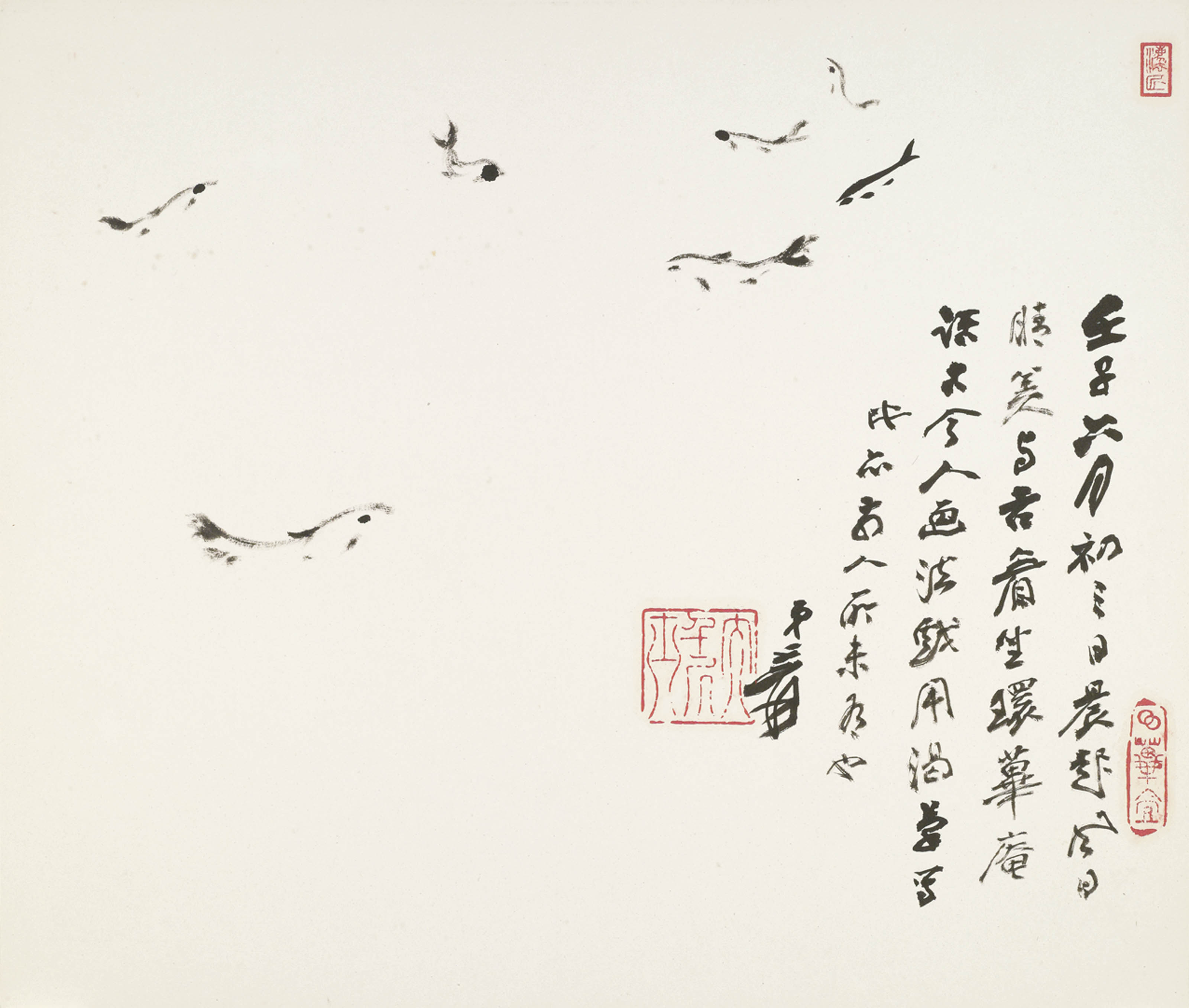 Zhang Daqian — Любуясь пейзажами и цветами, изображение 5