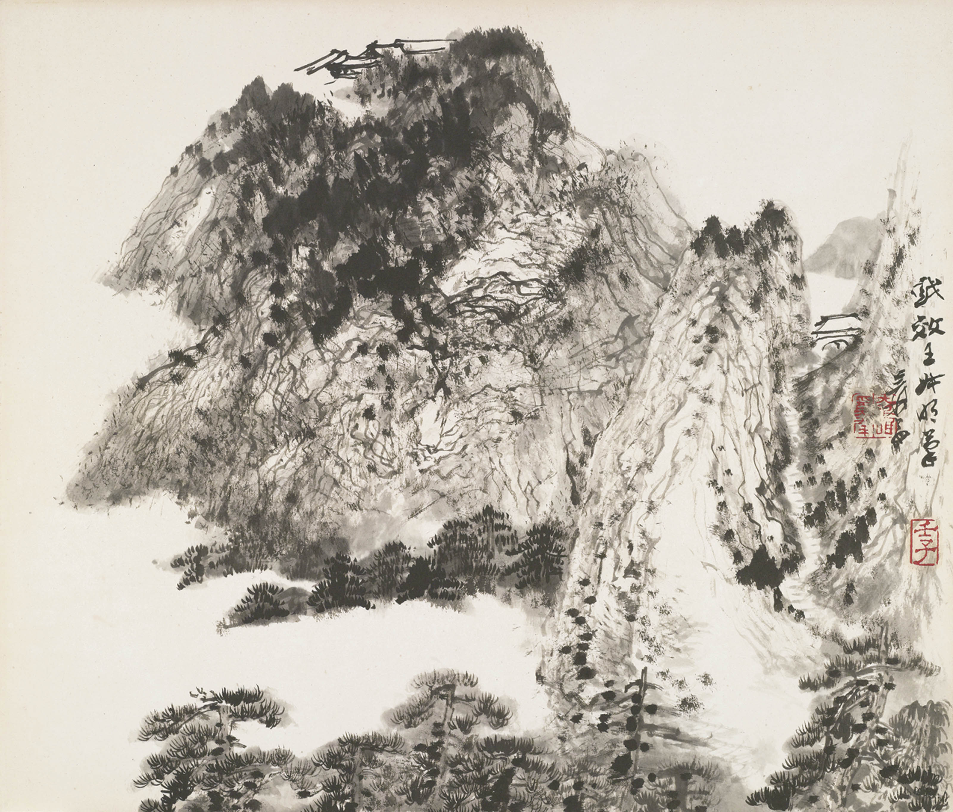 Zhang Daqian — Любуясь пейзажами и цветами, изображение 10