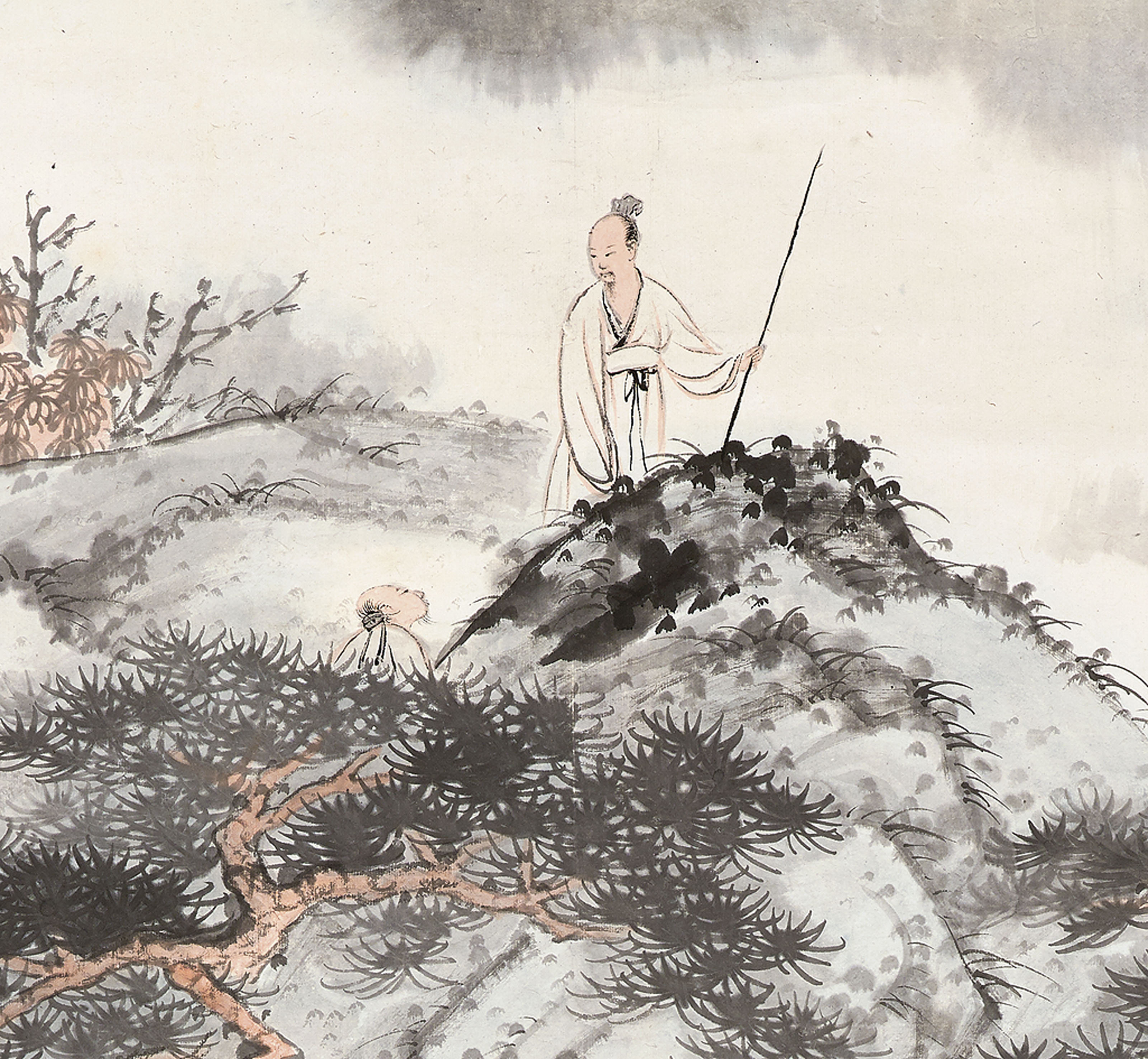 Zhang Daqian — Пейзаж в стиле Шитао, изображение 2