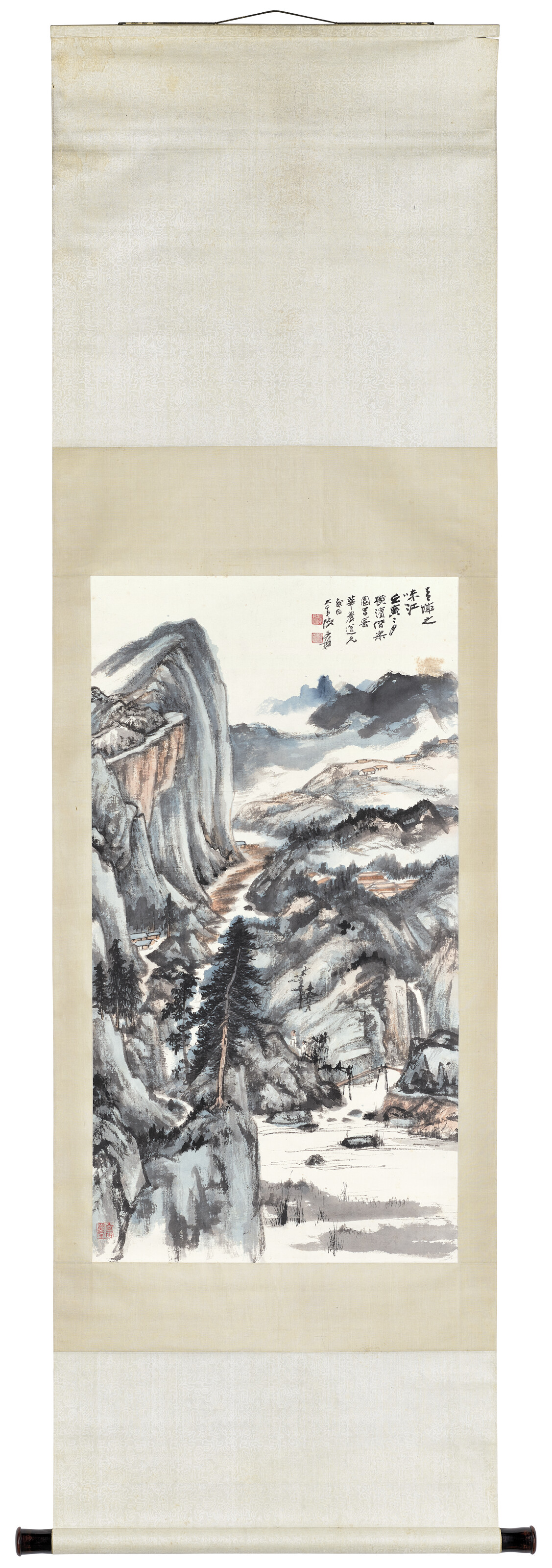 Zhang Daqian — Речной пейзаж провинции Сычуань, изображение 2