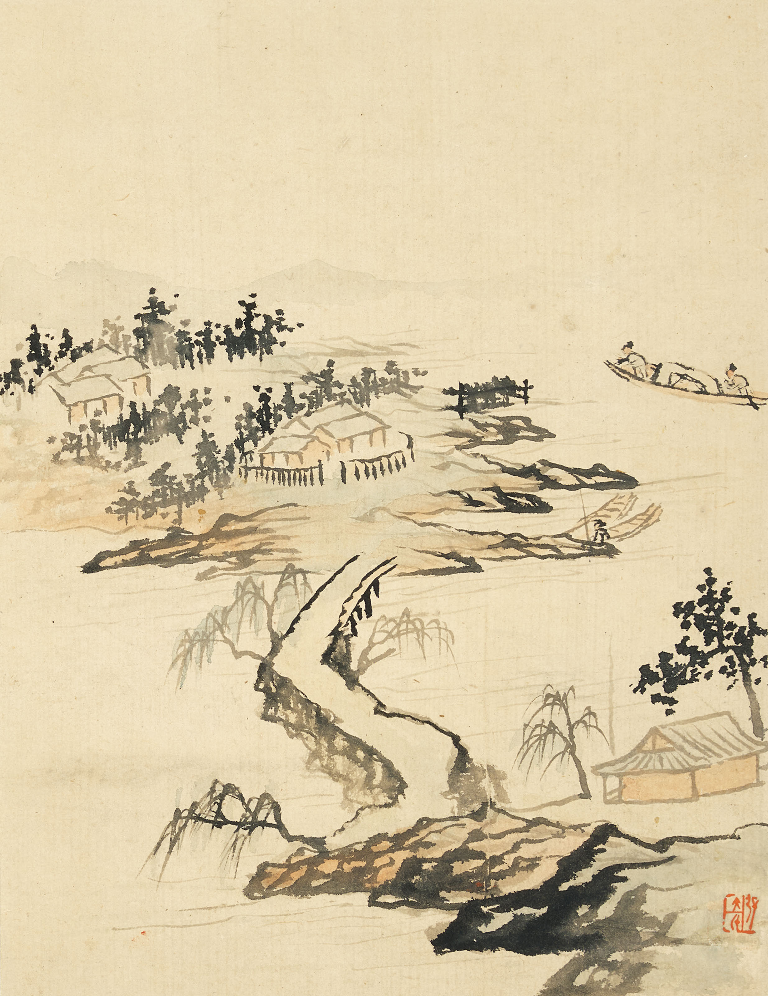 Zhang Daqian — Пейзажи после Шитао, изображение 3
