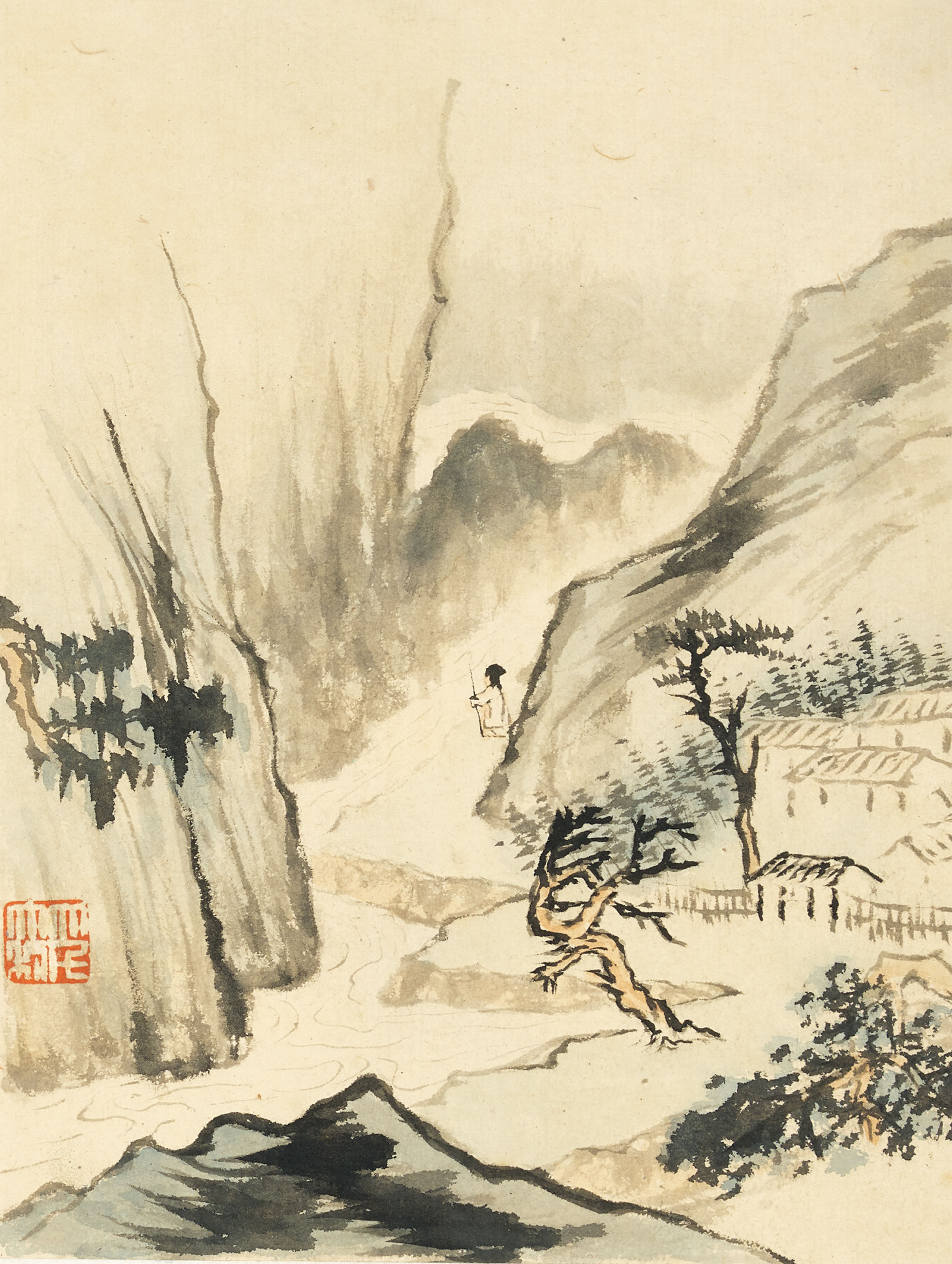 Zhang Daqian — Пейзажи после Шитао, изображение 4