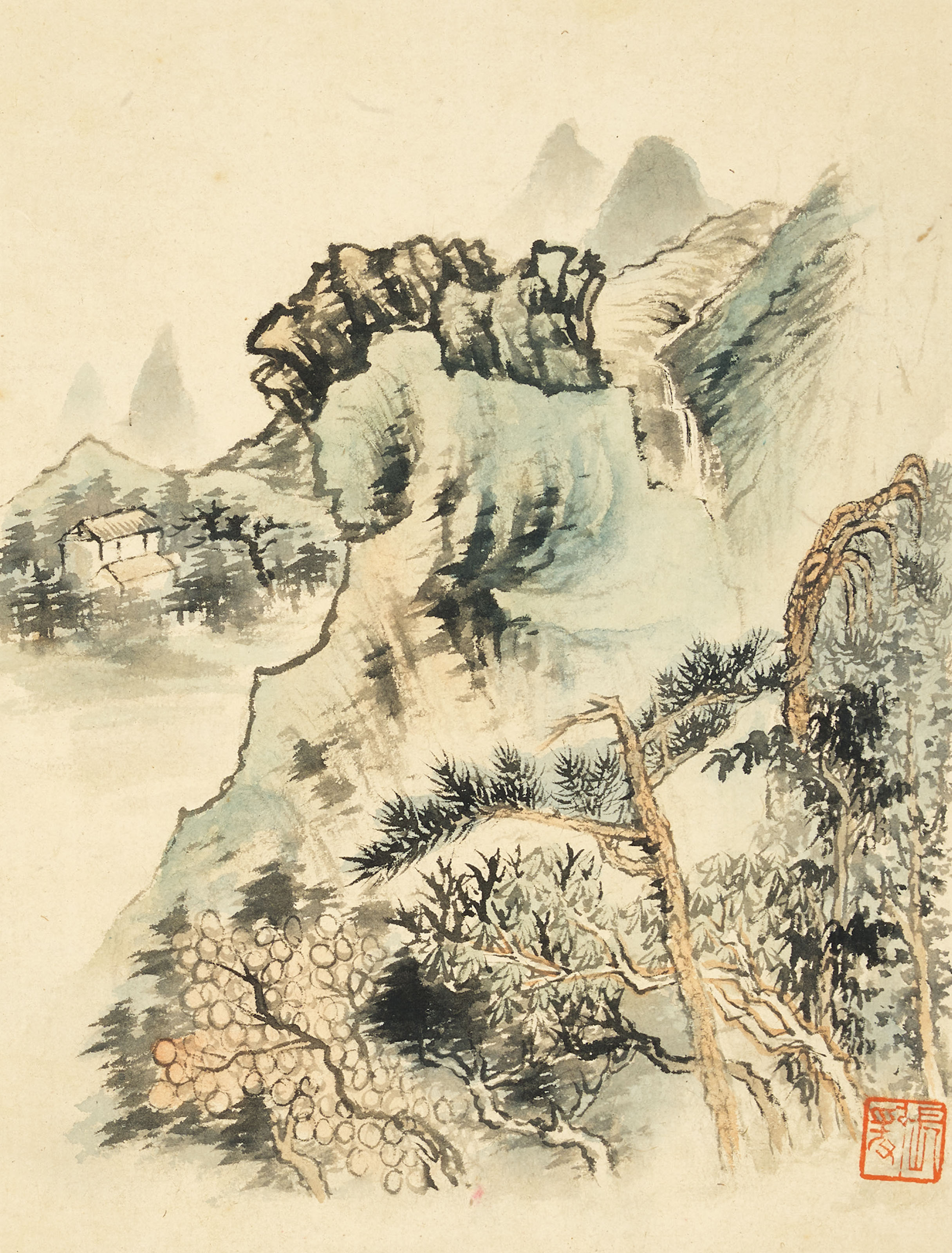 Zhang Daqian — Пейзажи после Шитао, изображение 6