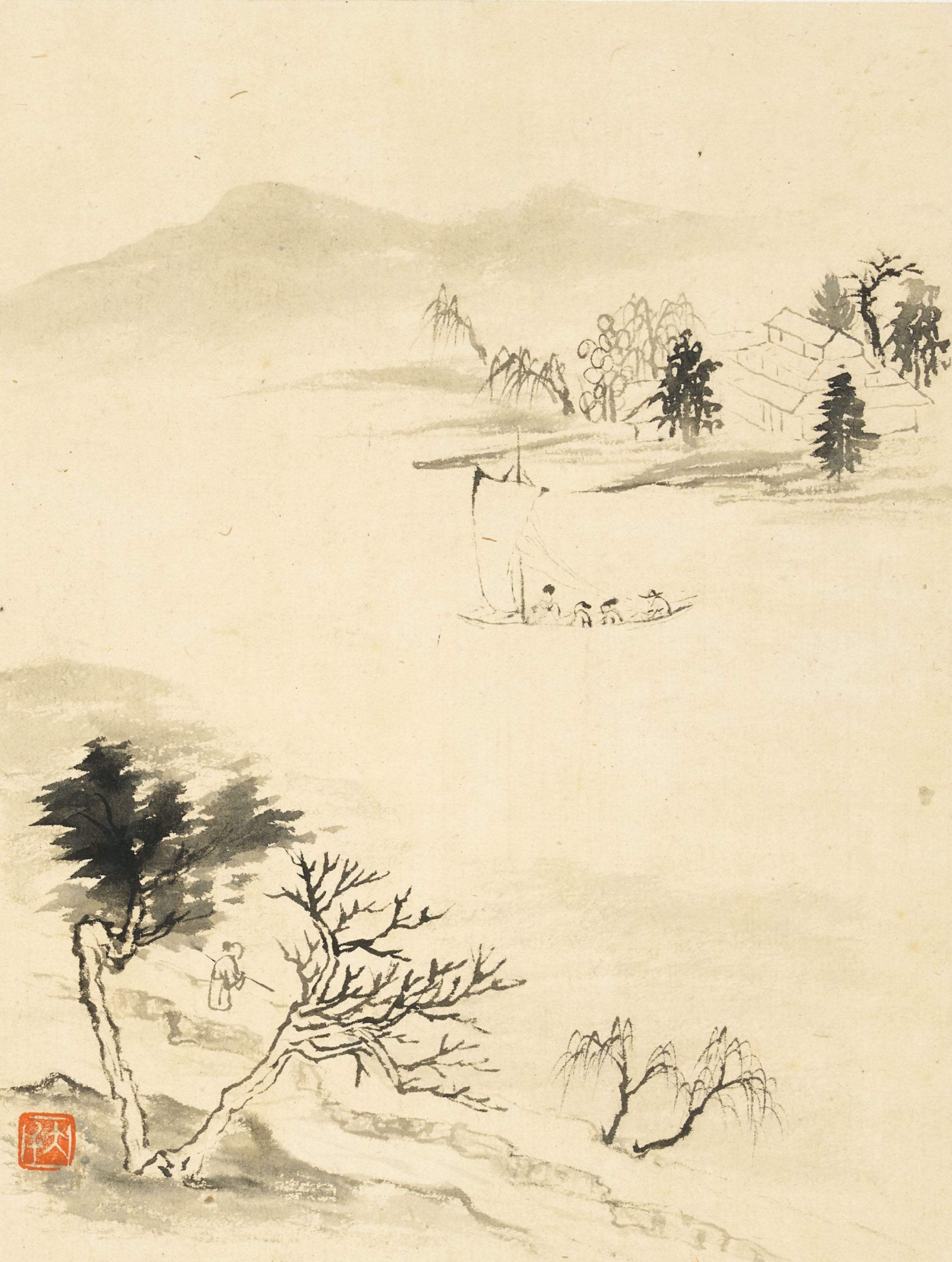 Zhang Daqian — Пейзажи после Шитао, изображение 9