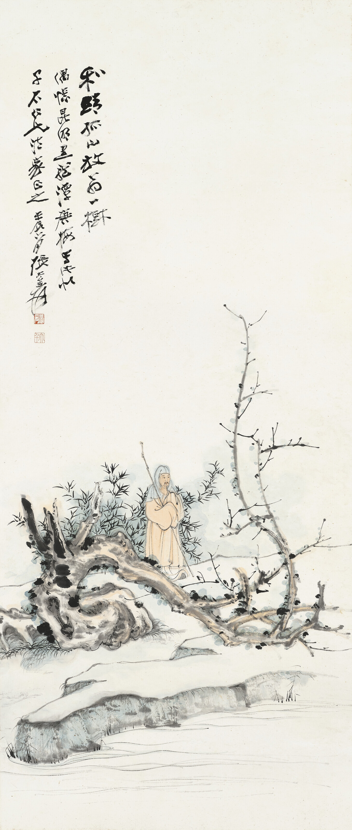 Zhang Daqian — Портрет поэта Линь Бу, изображение 2