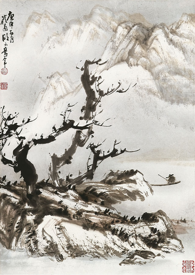 Zhang Daqian — Пейзажи, изображение 3