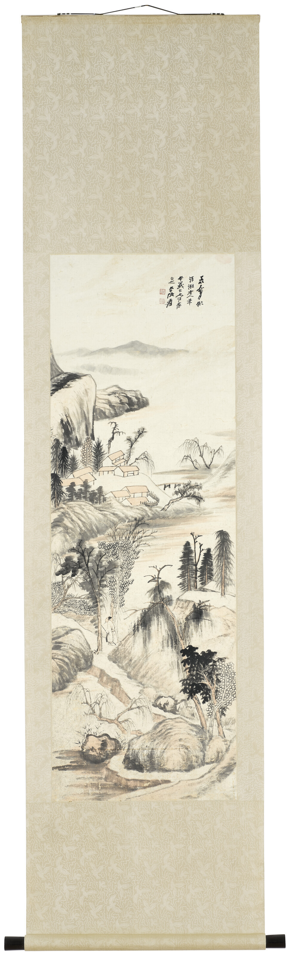 Zhang Daqian — Ученый в Глубокой горе, изображение 2