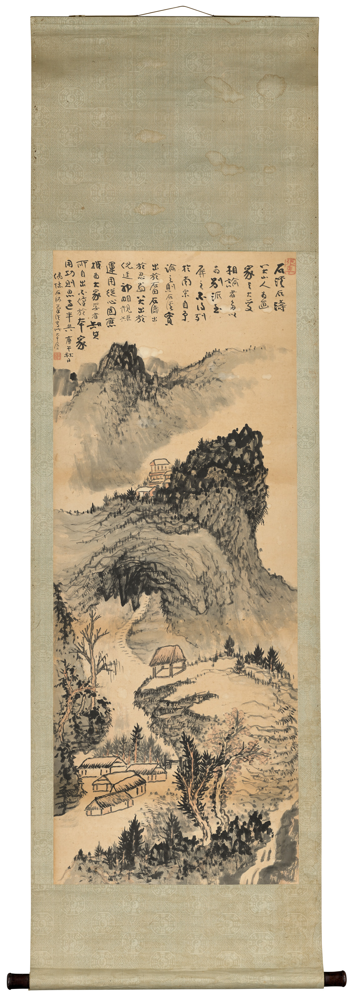 Zhang Daqian — Пейзаж в стиле Шитао, изображение 2
