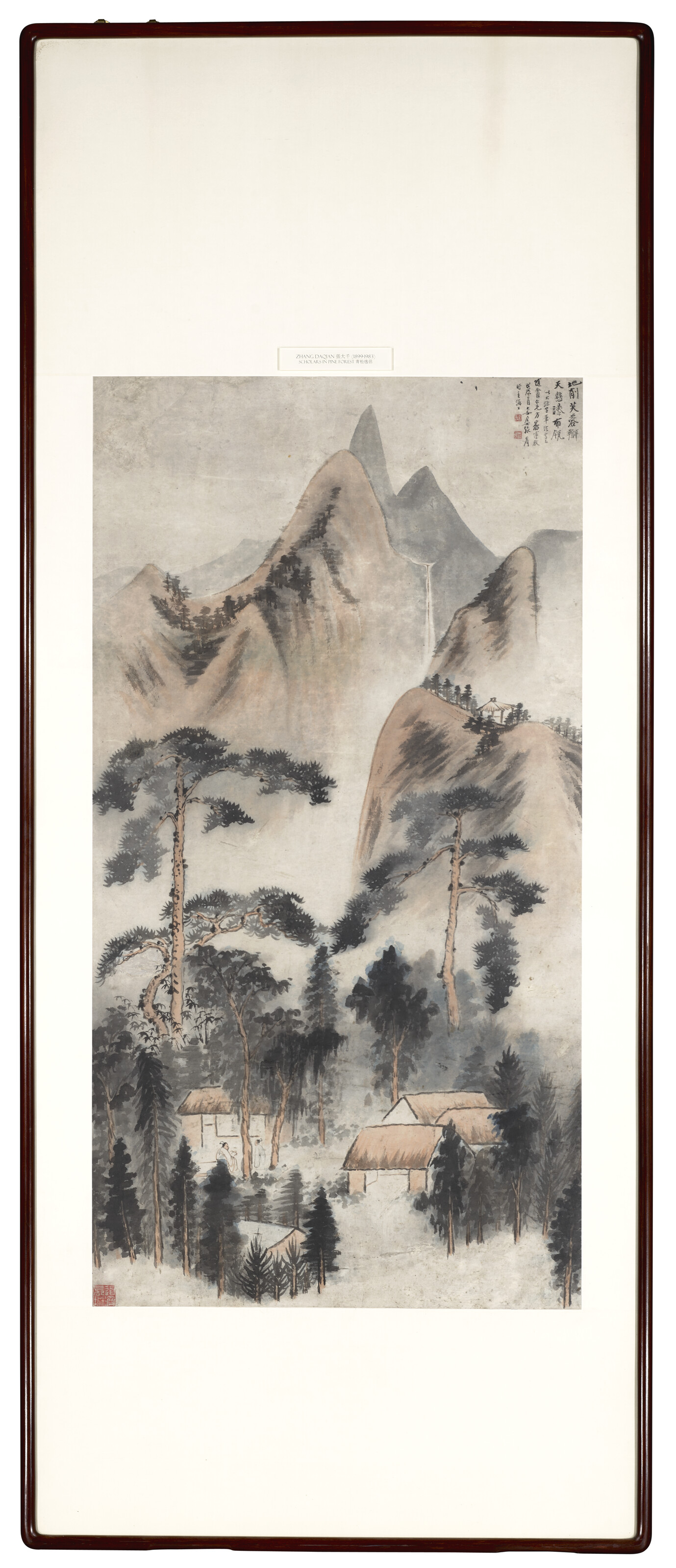 Zhang Daqian — Ученые в Сосновом бору, изображение 2