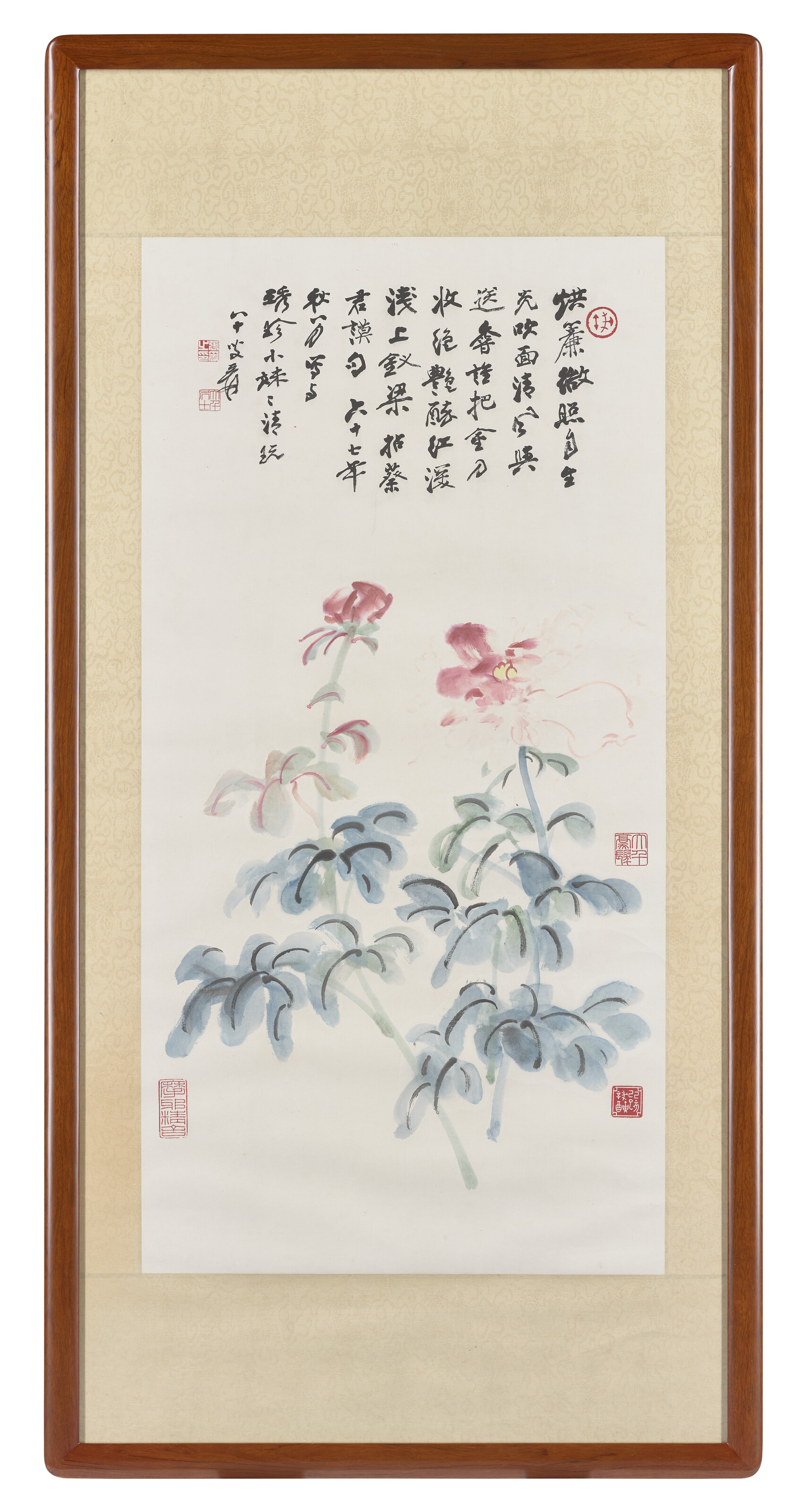 Zhang Daqian — Пионы, изображение 2