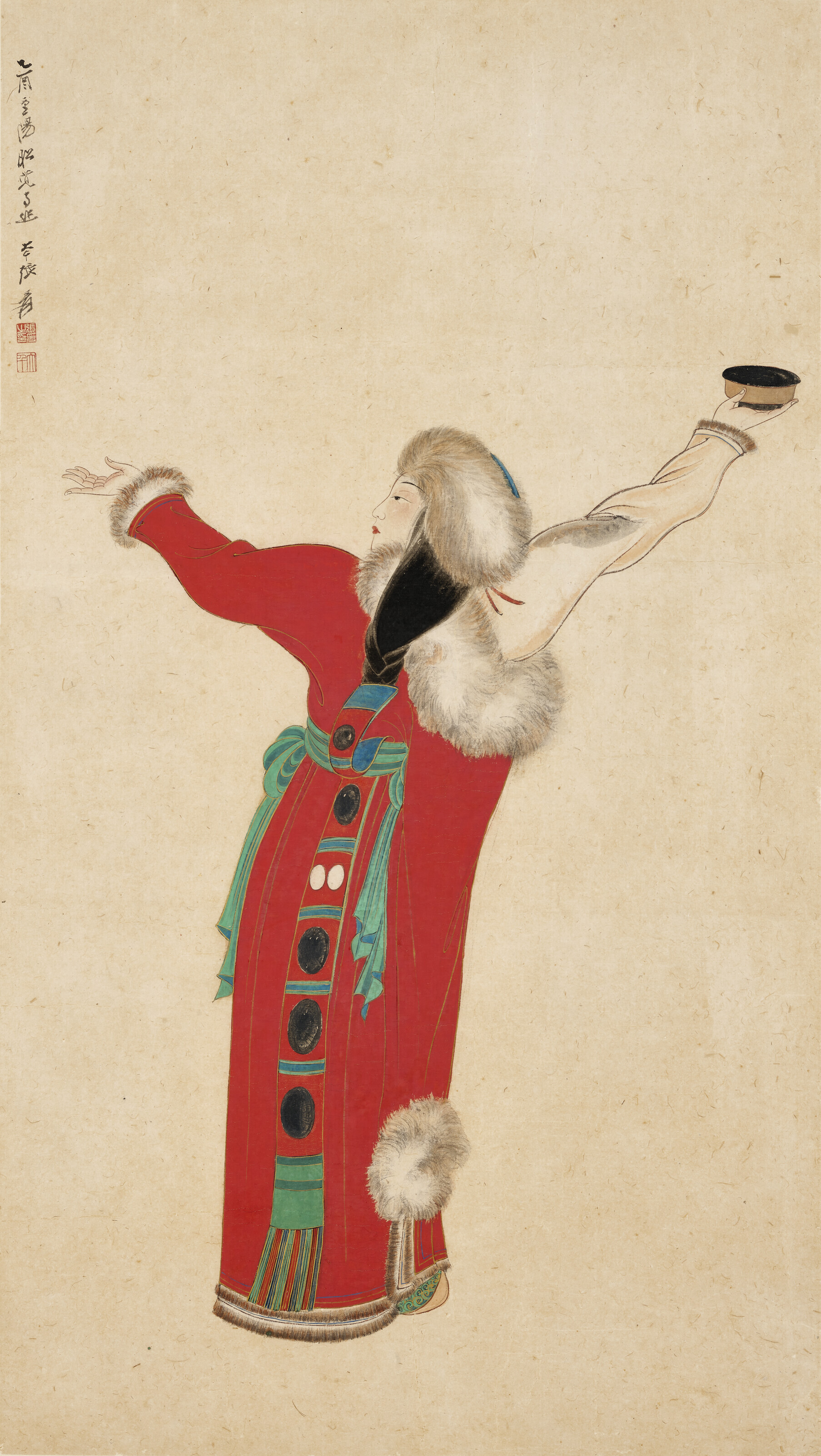 Zhang Daqian — Тибетская танцовщица