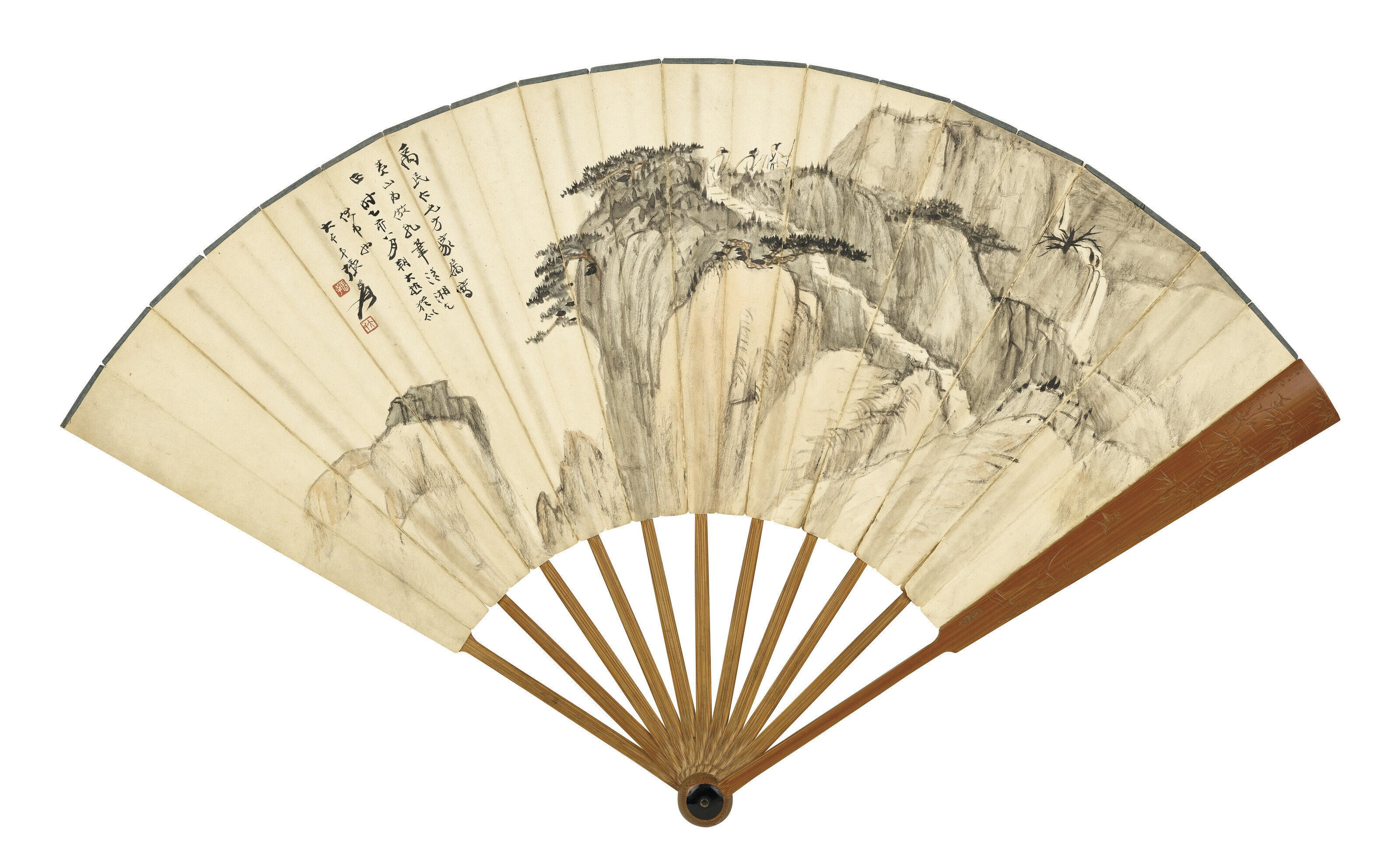 Zhang Daqian — Пейзаж / каллиграфия, изображение 2