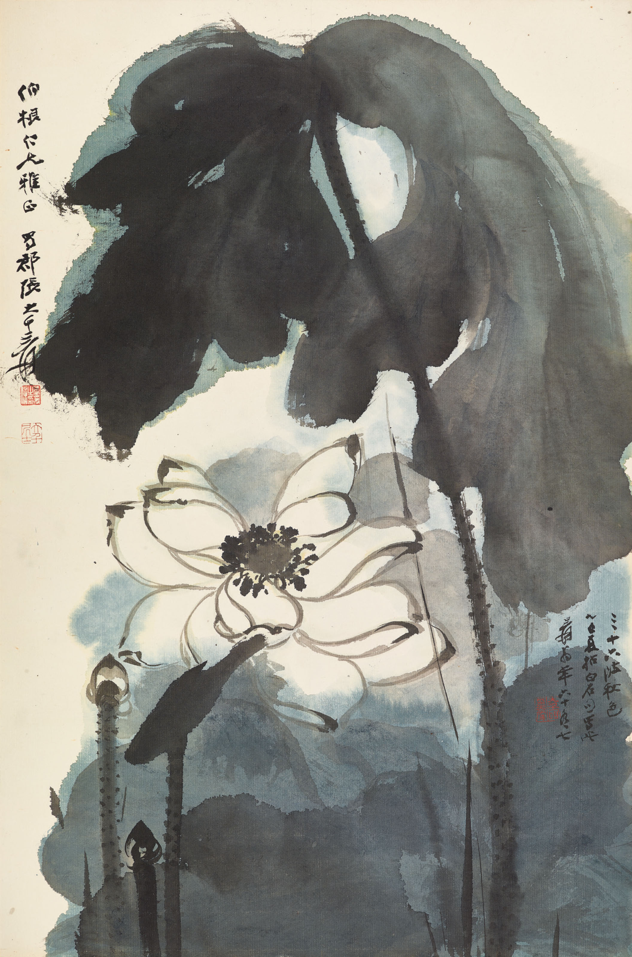 Zhang Daqian — Белый лотос