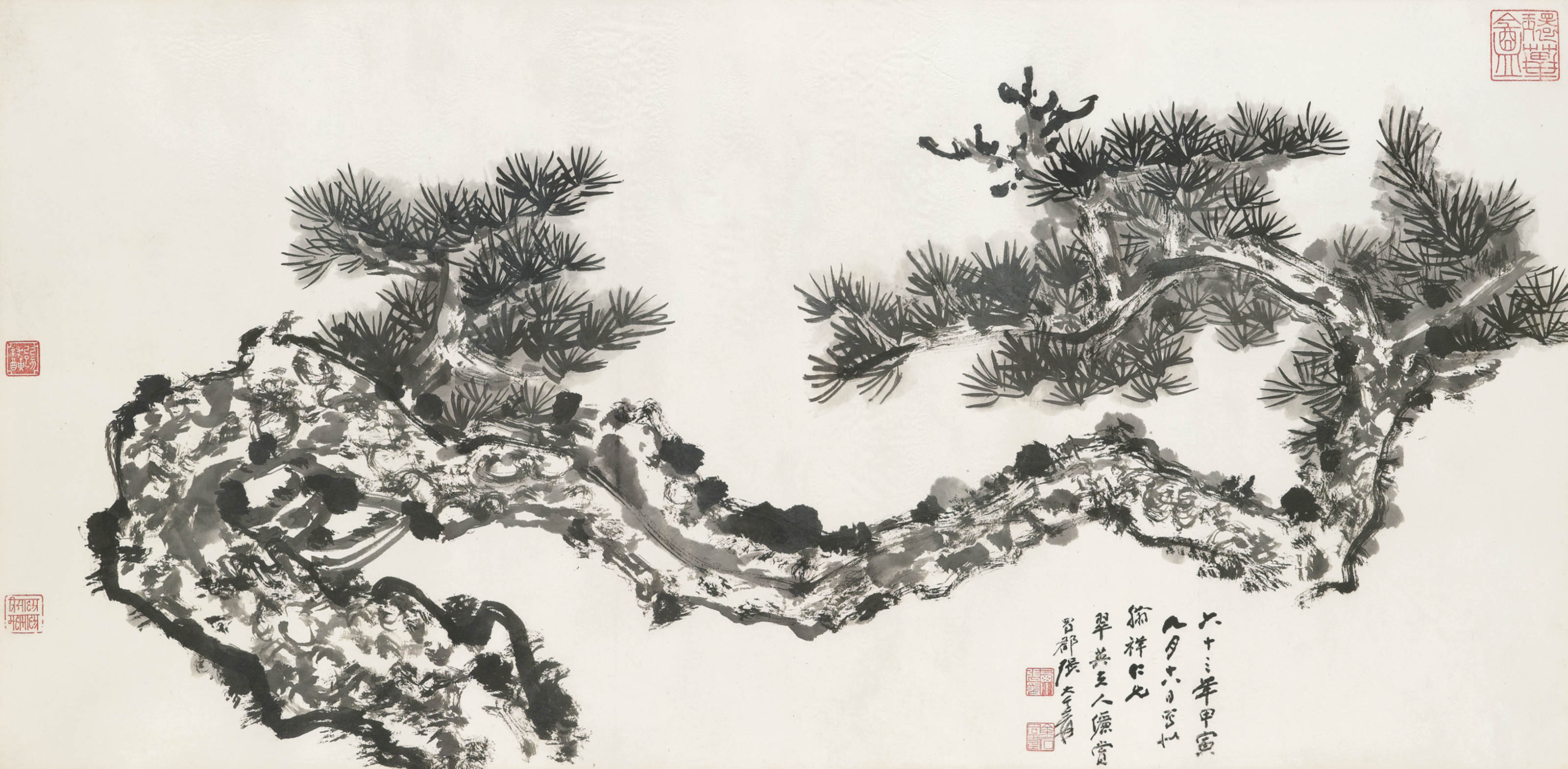 Zhang Daqian — Сосна