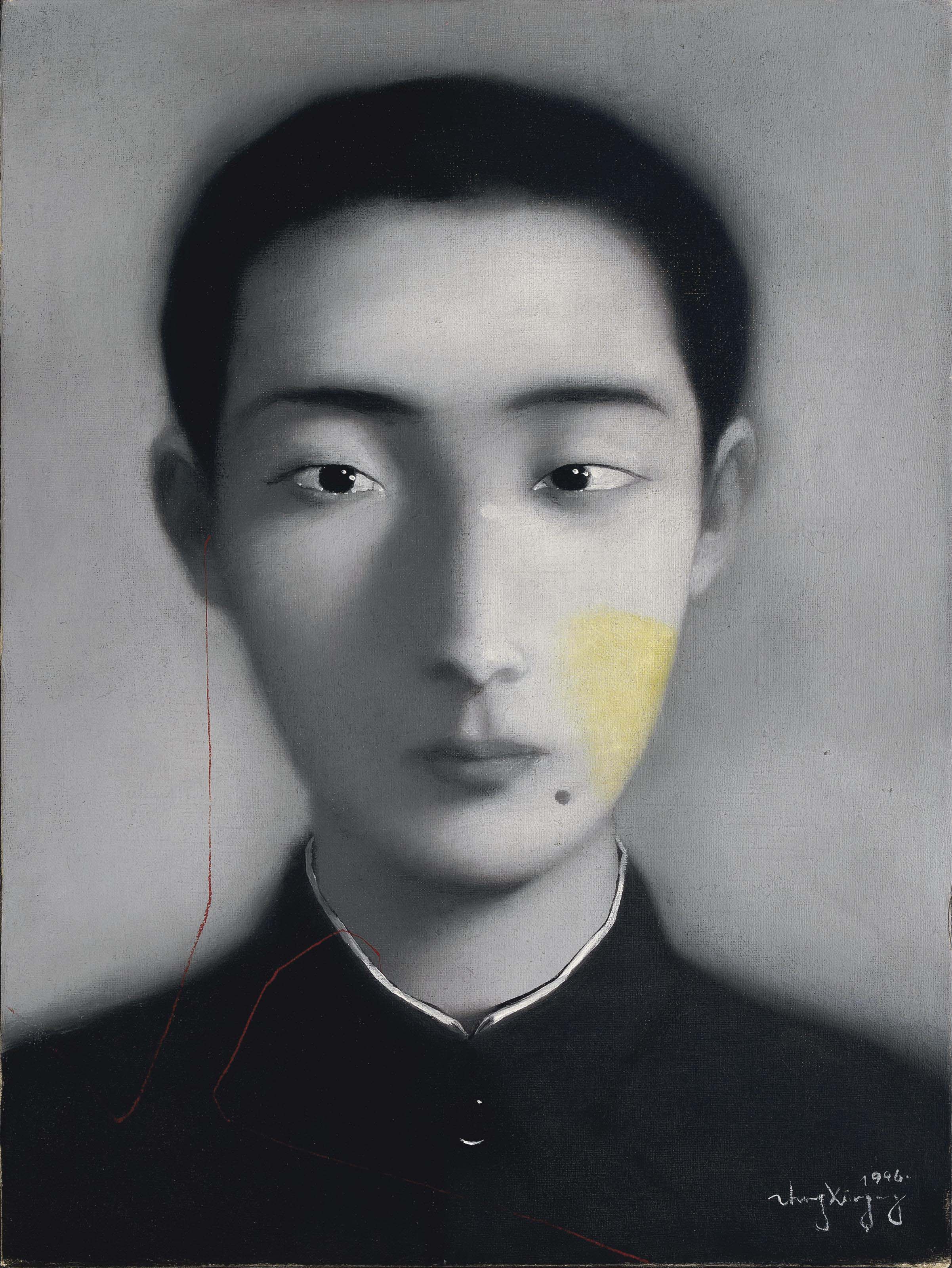 Zhang Xiaogang — Серия "Родословная": Молодой человек