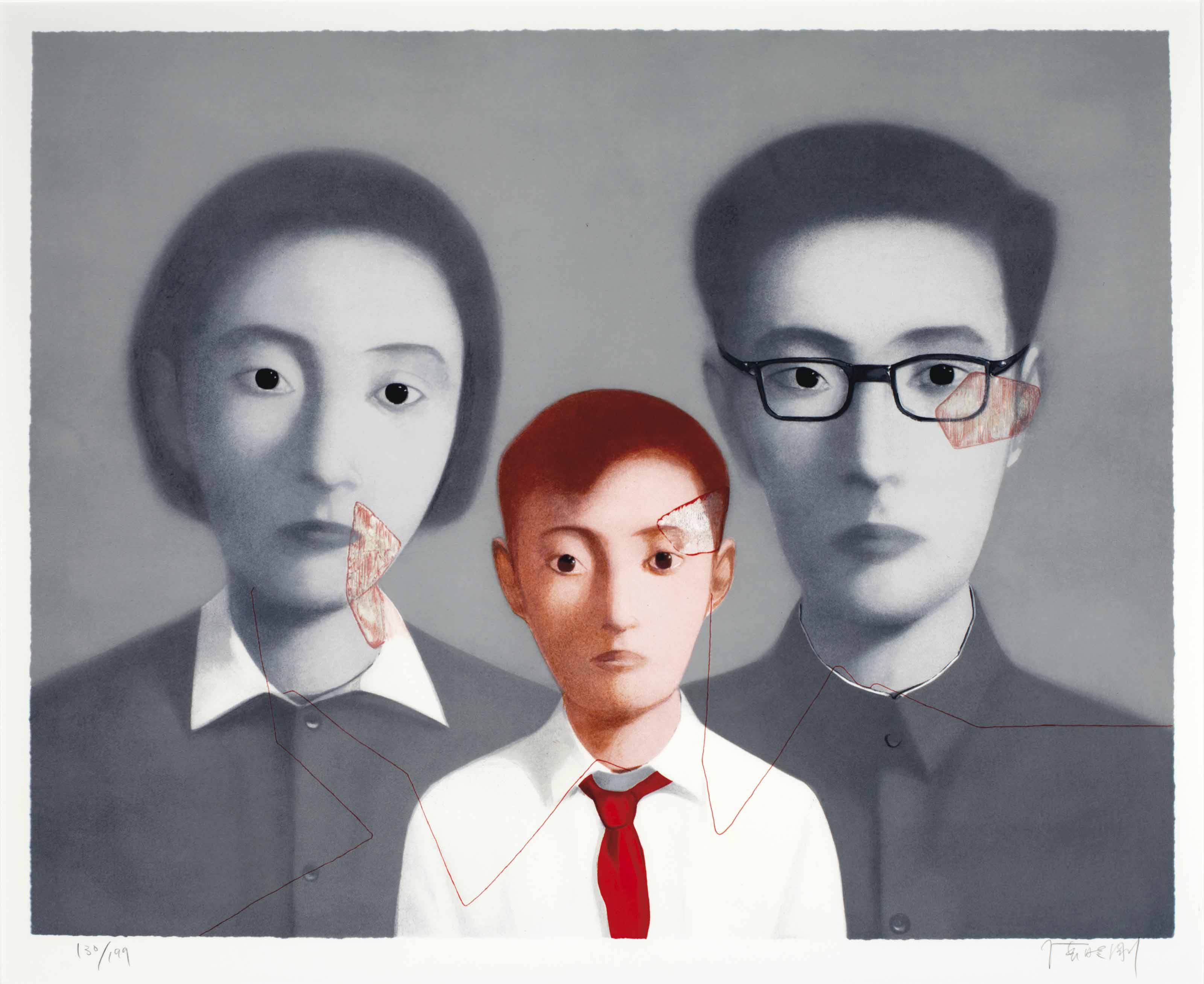 Zhang Xiaogang — Большая семья, с родословными