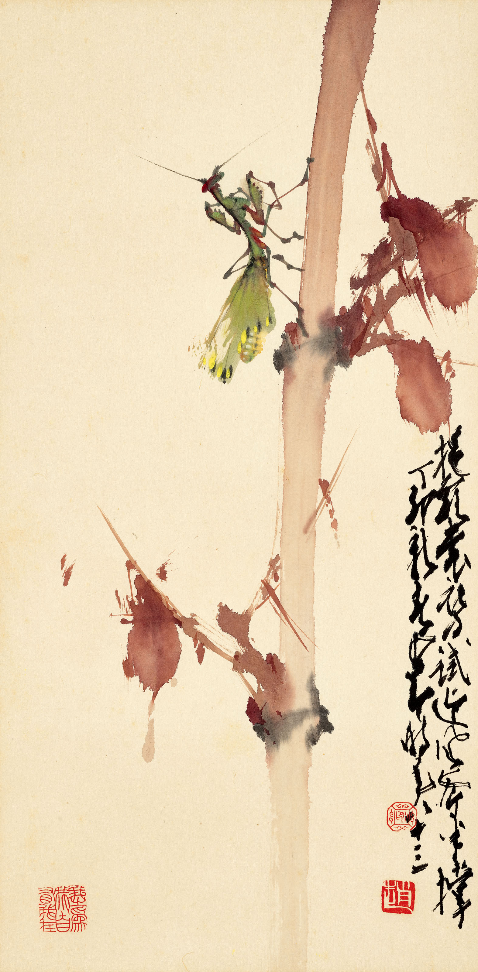Zhao Shao'ang — Цветы, птицы, насекомые и каллиграфия, изображение 5