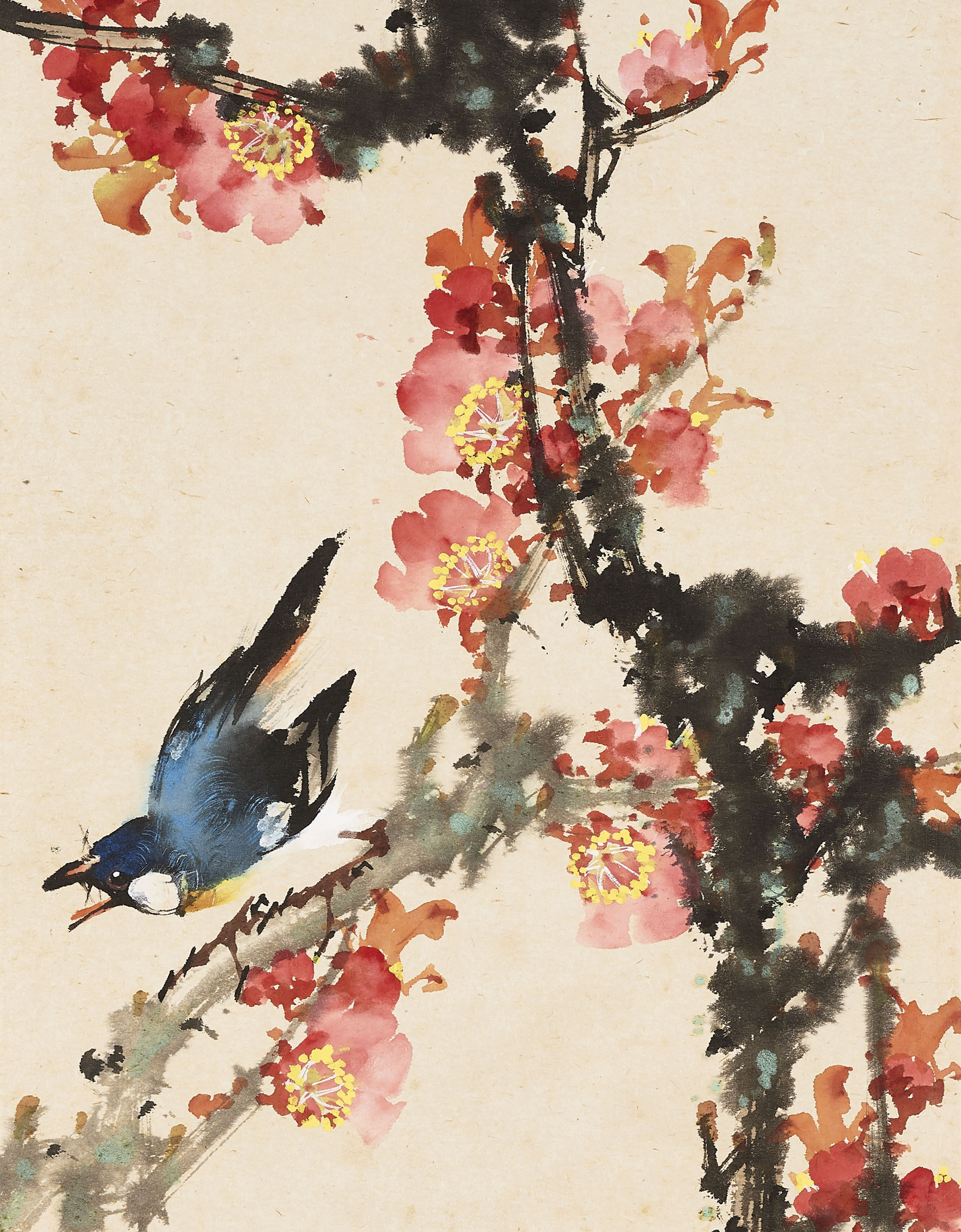 Zhao Shao'ang — Птица на ветке, изображение 2