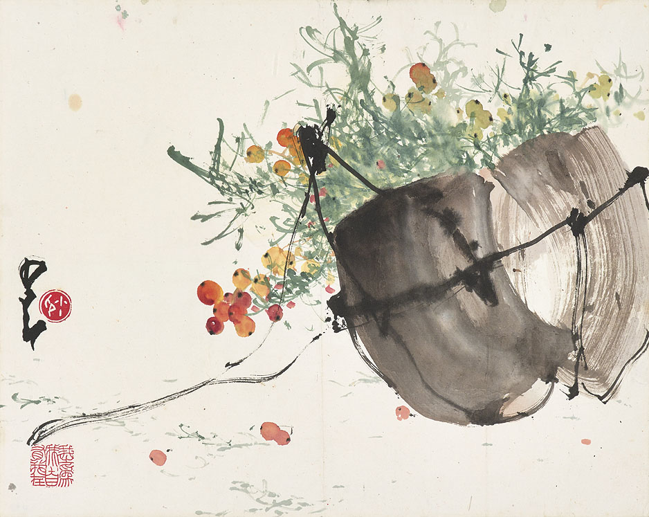 Zhao Shao'ang — Цветы и насекомые, изображение 2