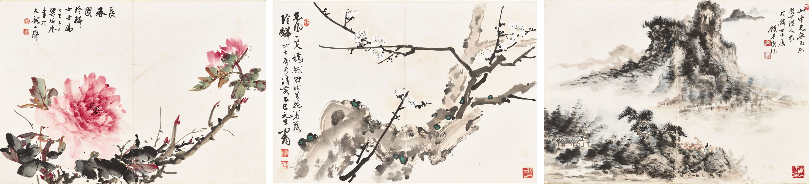 Zhao Shao'ang — Альбом с рисунками, пейзажами, птицами и цветами, изображение 2
